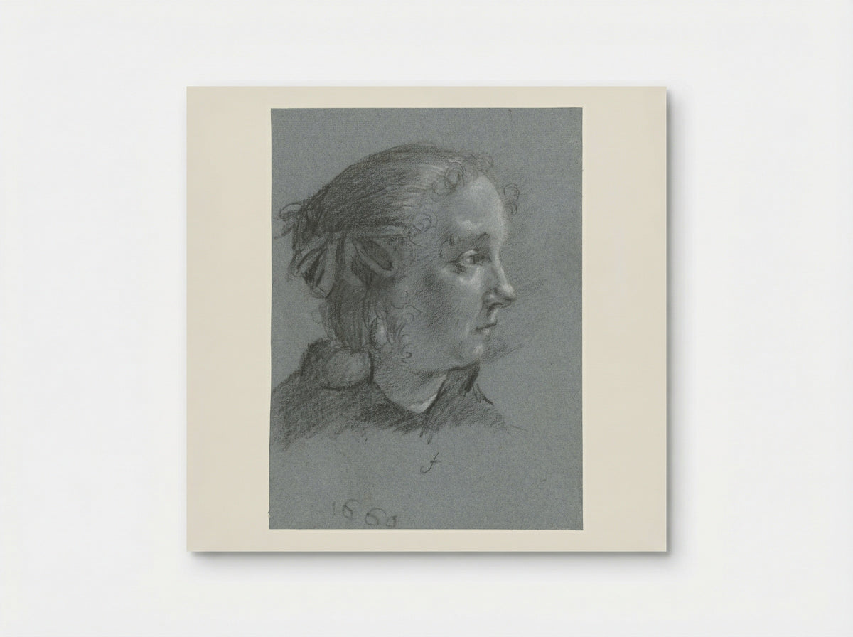 Portrait of Gesina ter Borch - Moses ter Borch - Poster
