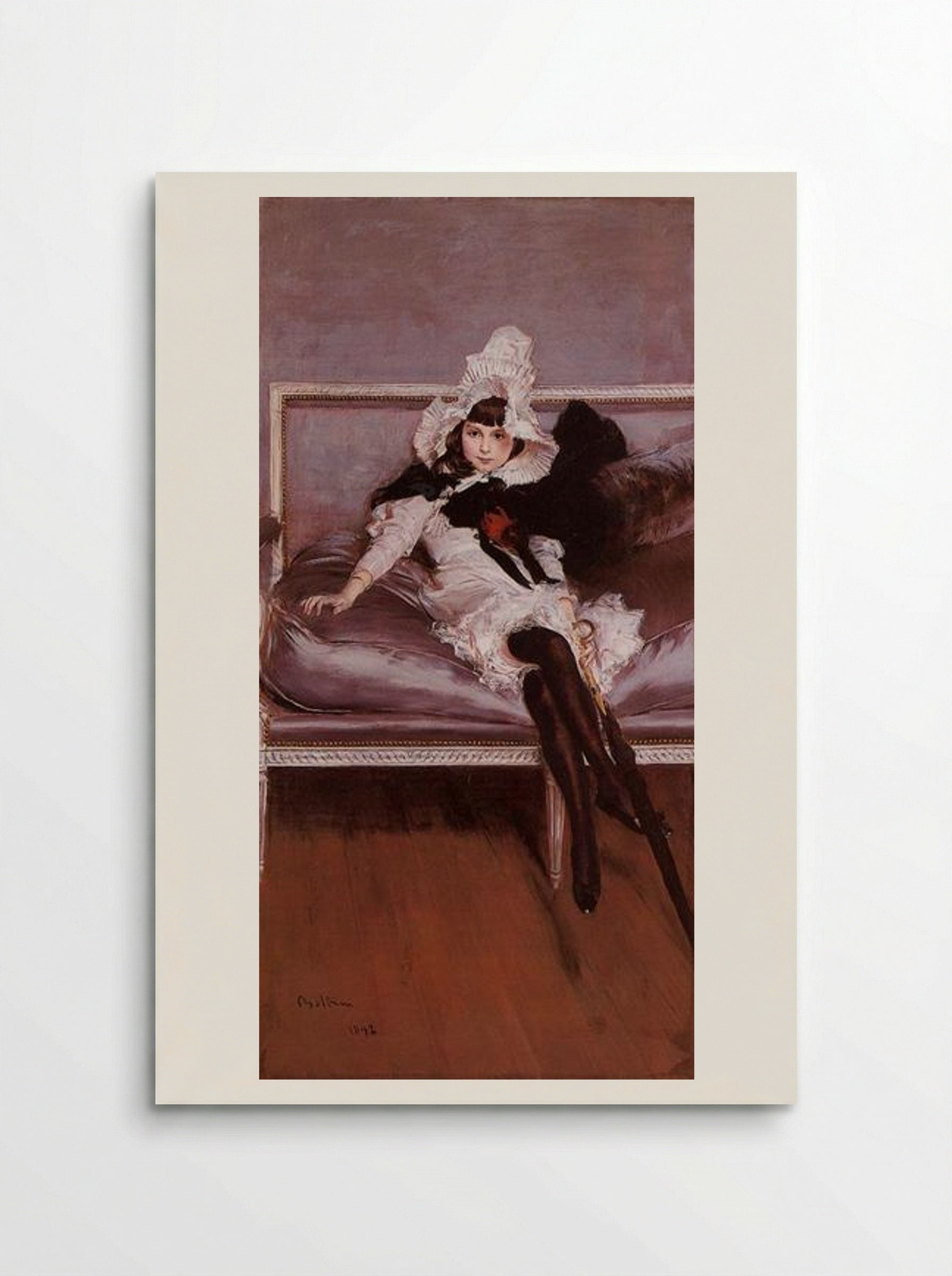 Portrait of Giovinetta Errazuriz - Giovanni Boldini - Poster