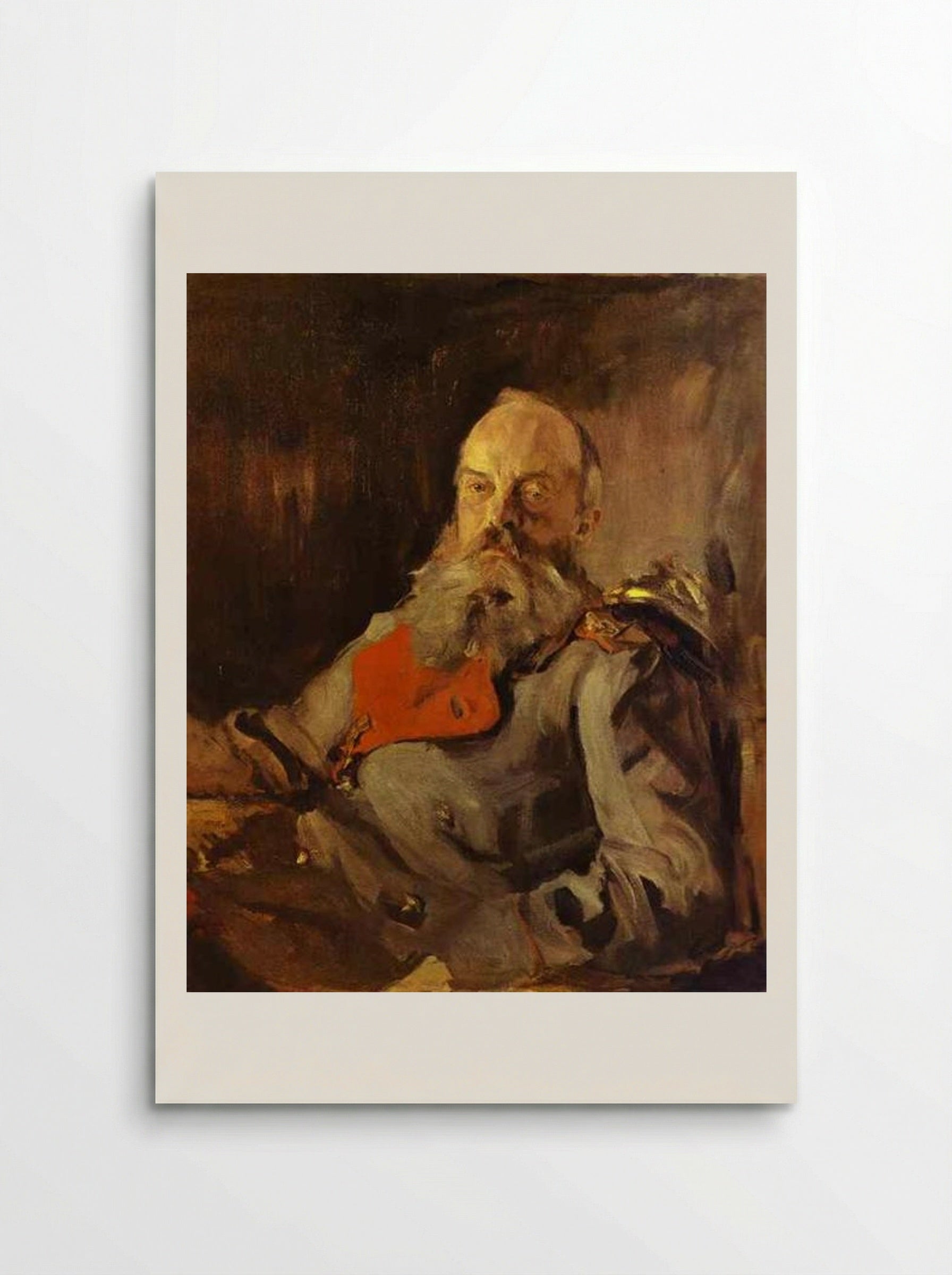 Portrait of Grand Duke Mikhail Nikolayevich - Valentin Serov - Poster