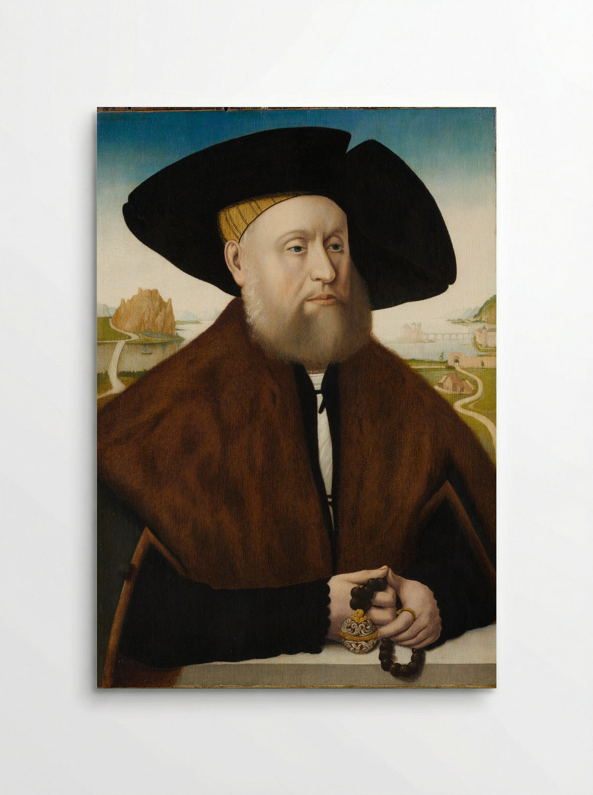 Portrait of Heinrich vom Rhein zum Mohren - Conrad Faber von Creuznach - Poster