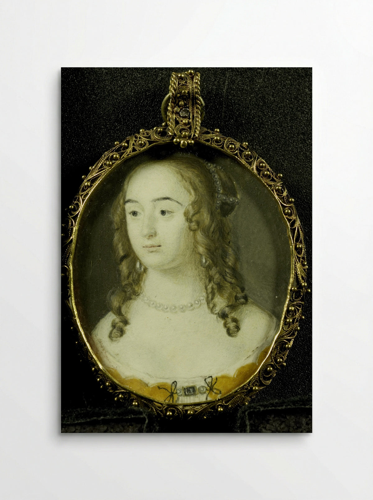 Portrait of Henriette Marie of the Palatinate - Alexander Cooper - Poster