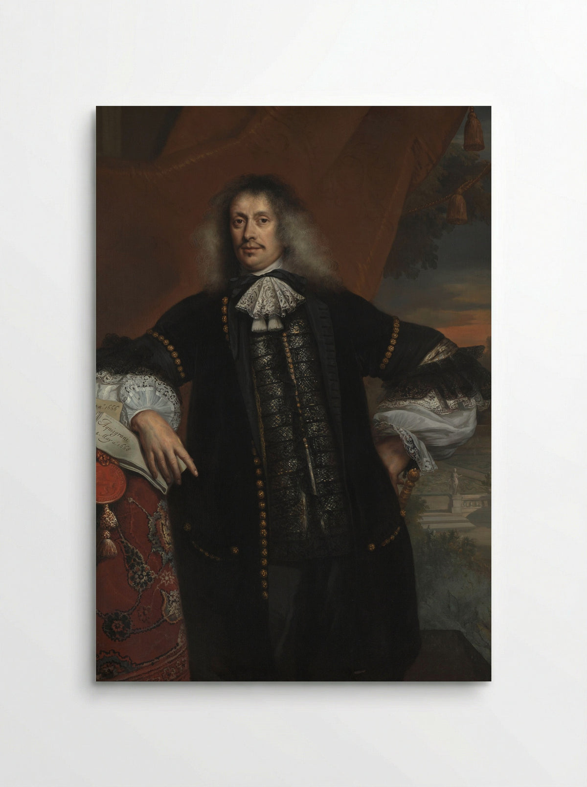 Portrait of Hieronymus van Beverningk - Jan de Baen - Poster