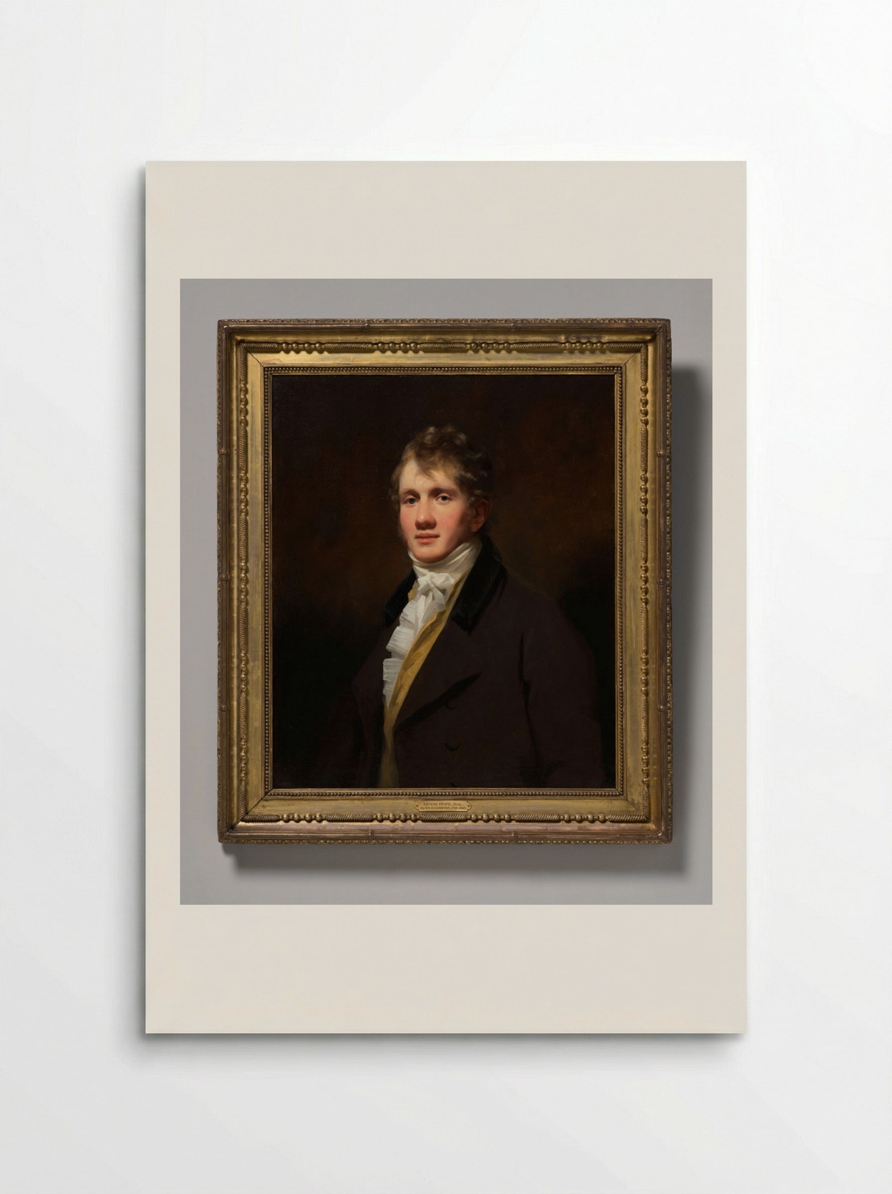 Portrait of Hugh Hope - Henry Raeburn - Poster