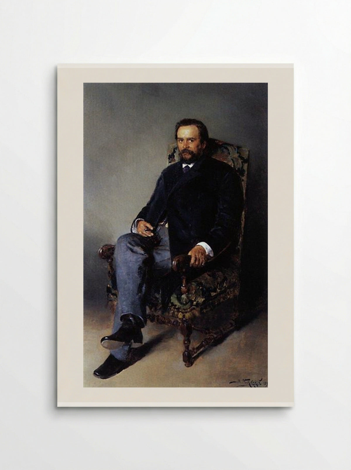 Portrait of I. E. Tsvetkov - Vladimir Makovsky - Poster