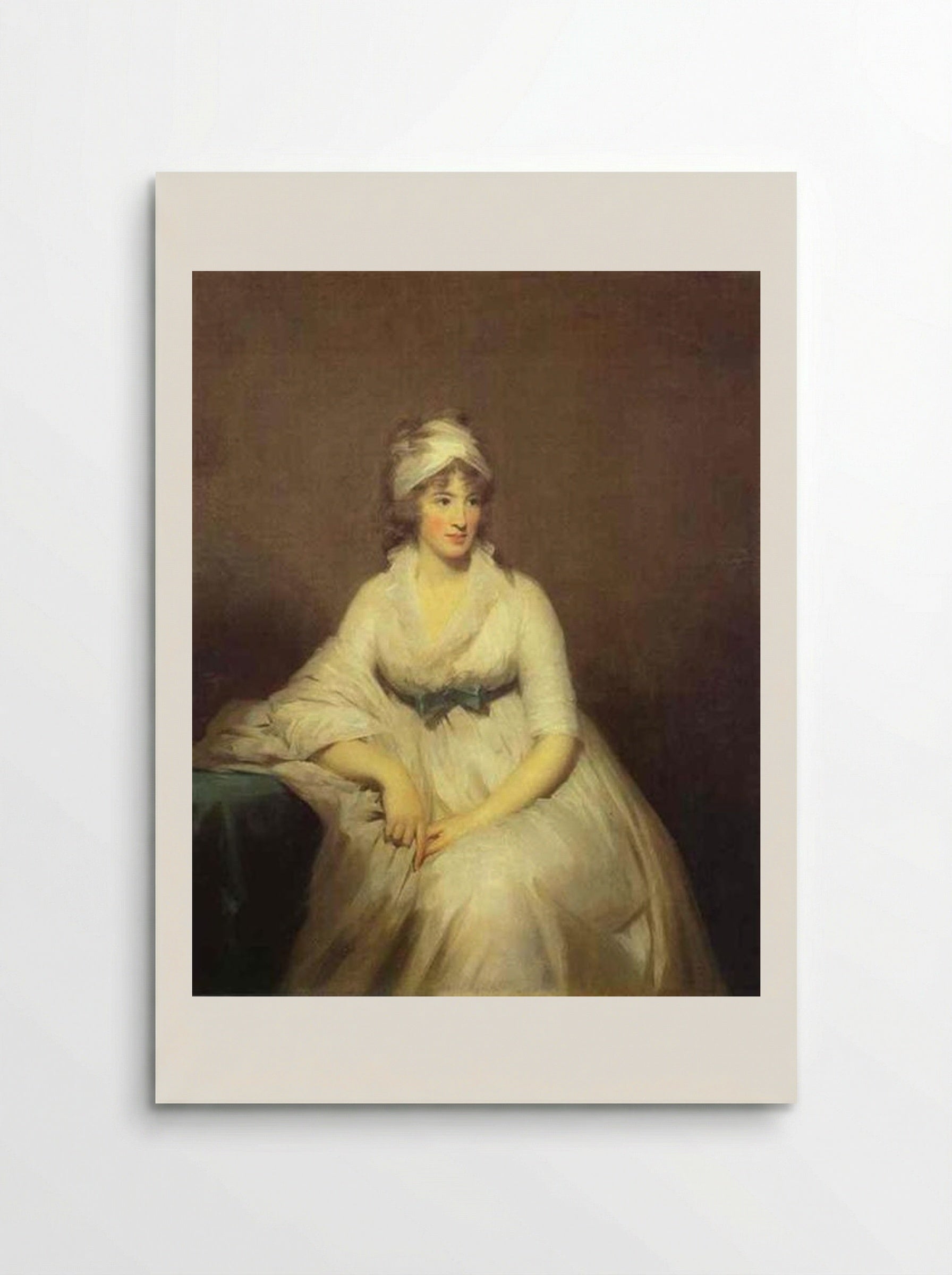 Portrait of Isabella McLeod, Mrs. James Gregory - Henry Raeburn - Poster