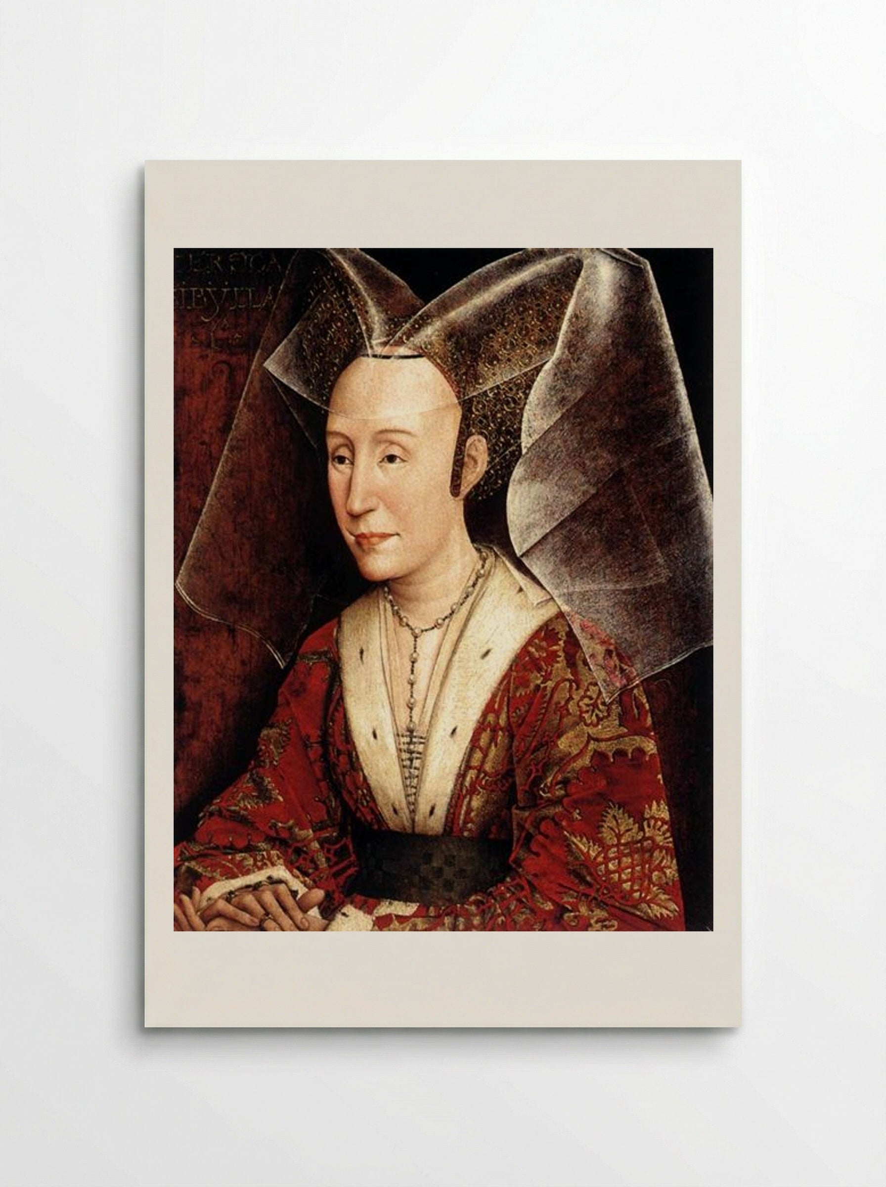 Portrait of Isabella of Portugal - Rogier van der Weyden - Poster