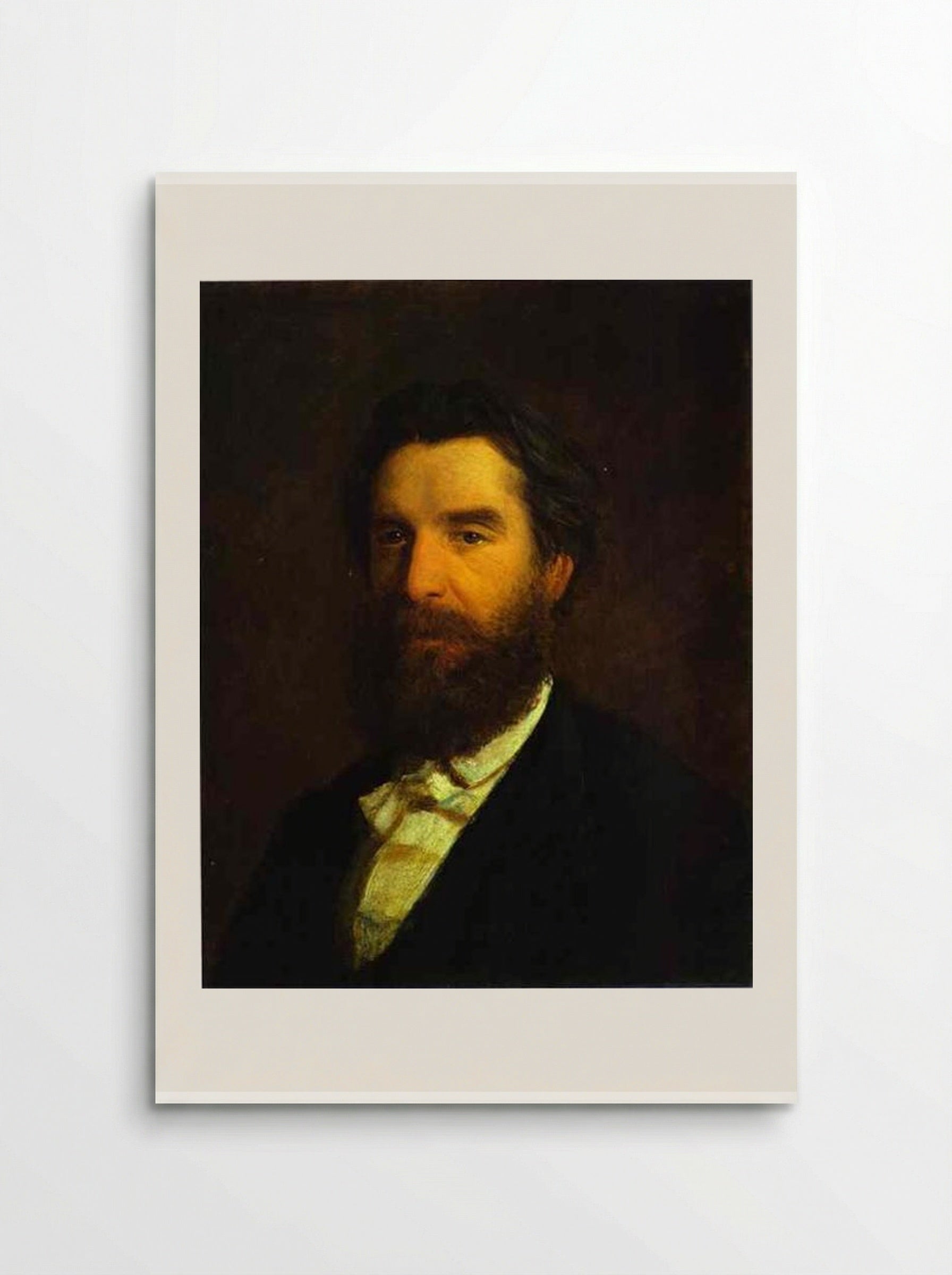 Portrait of Ivan Zabela - Nikolai Ge - Poster