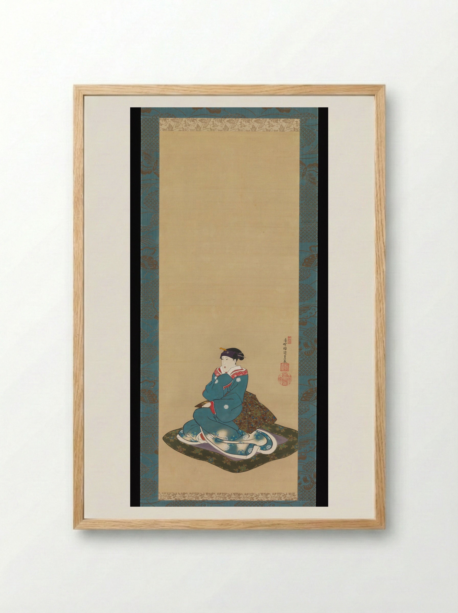 Portrait of Iwai Kumesaburō II - Utagawa Kunisada - Framed Print Wood