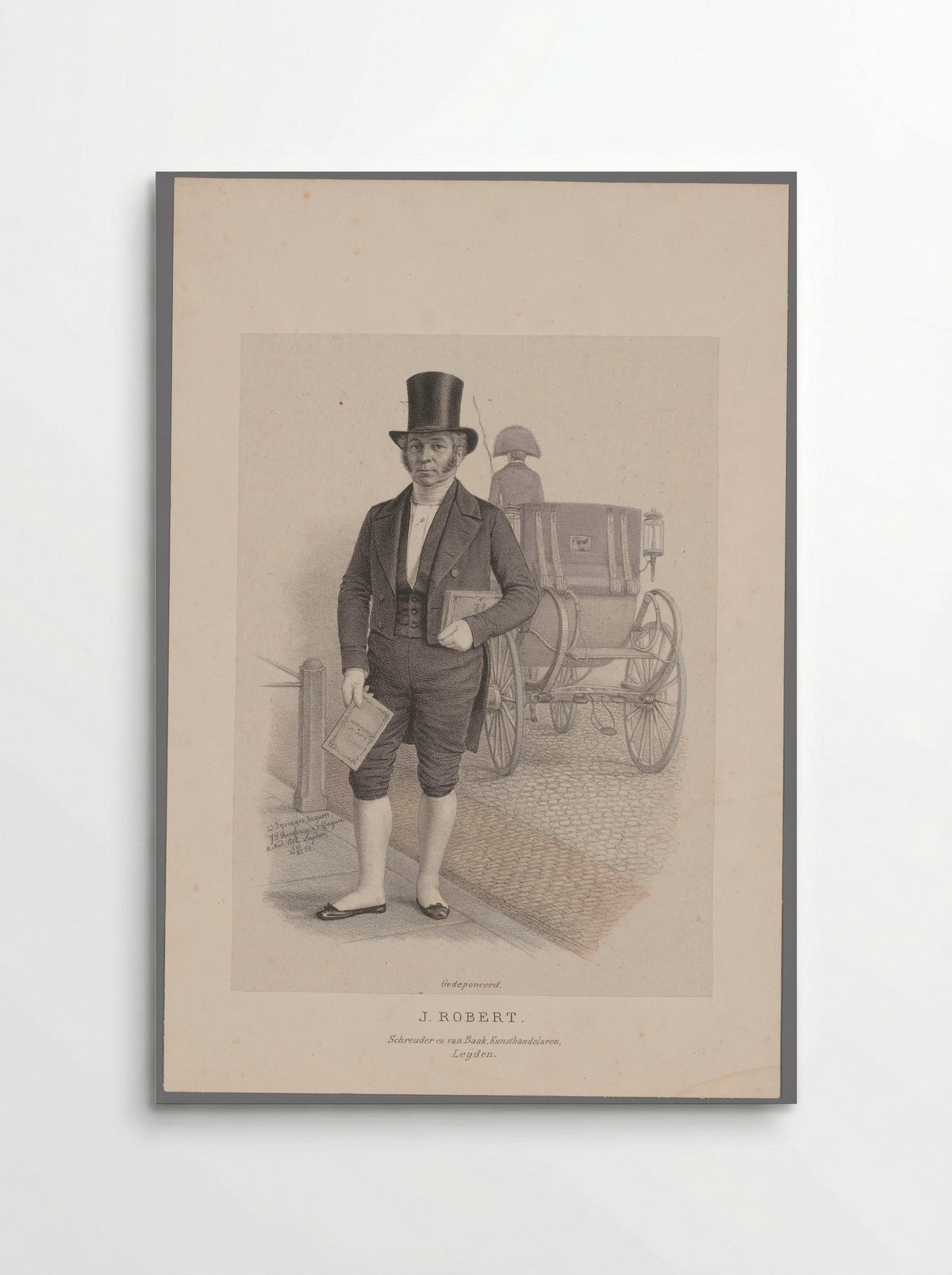 Portrait of J. Robert - Leendert Springer (I) - Poster