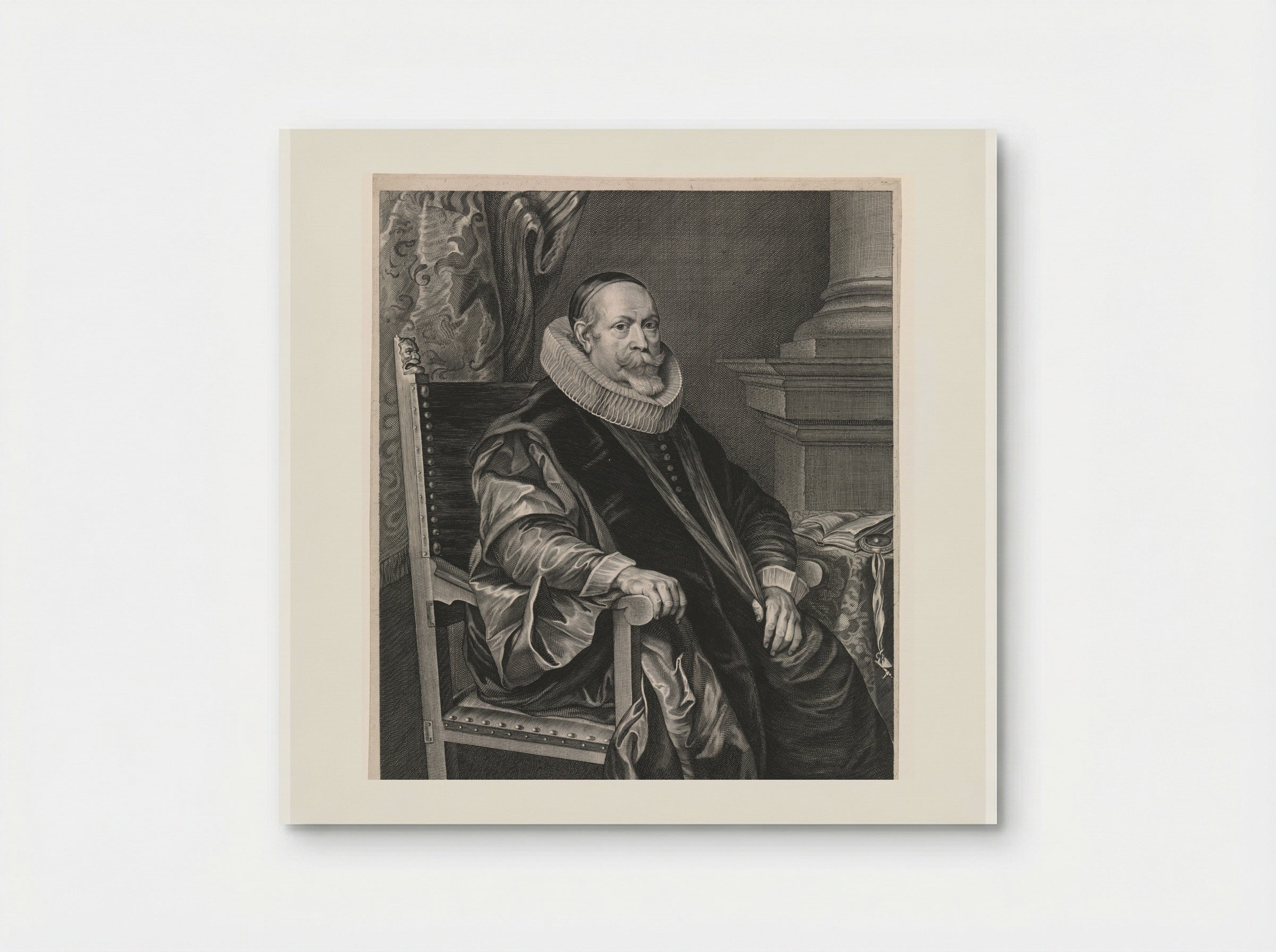 Portrait of Jacob Roelants - Paulus Pontius - Poster