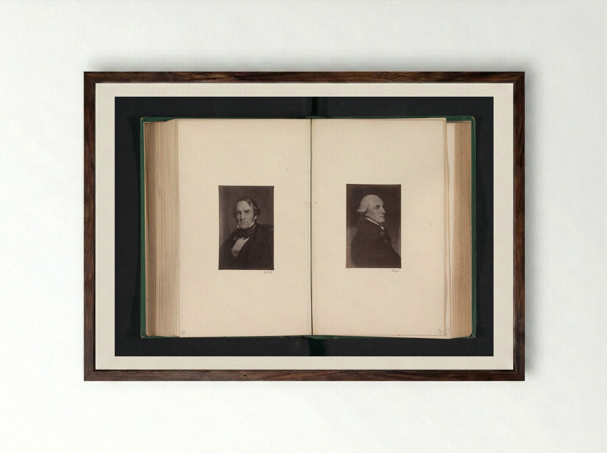 Portrait of James A. Anderson - Thomas Annan - Framed Print Dark Wood