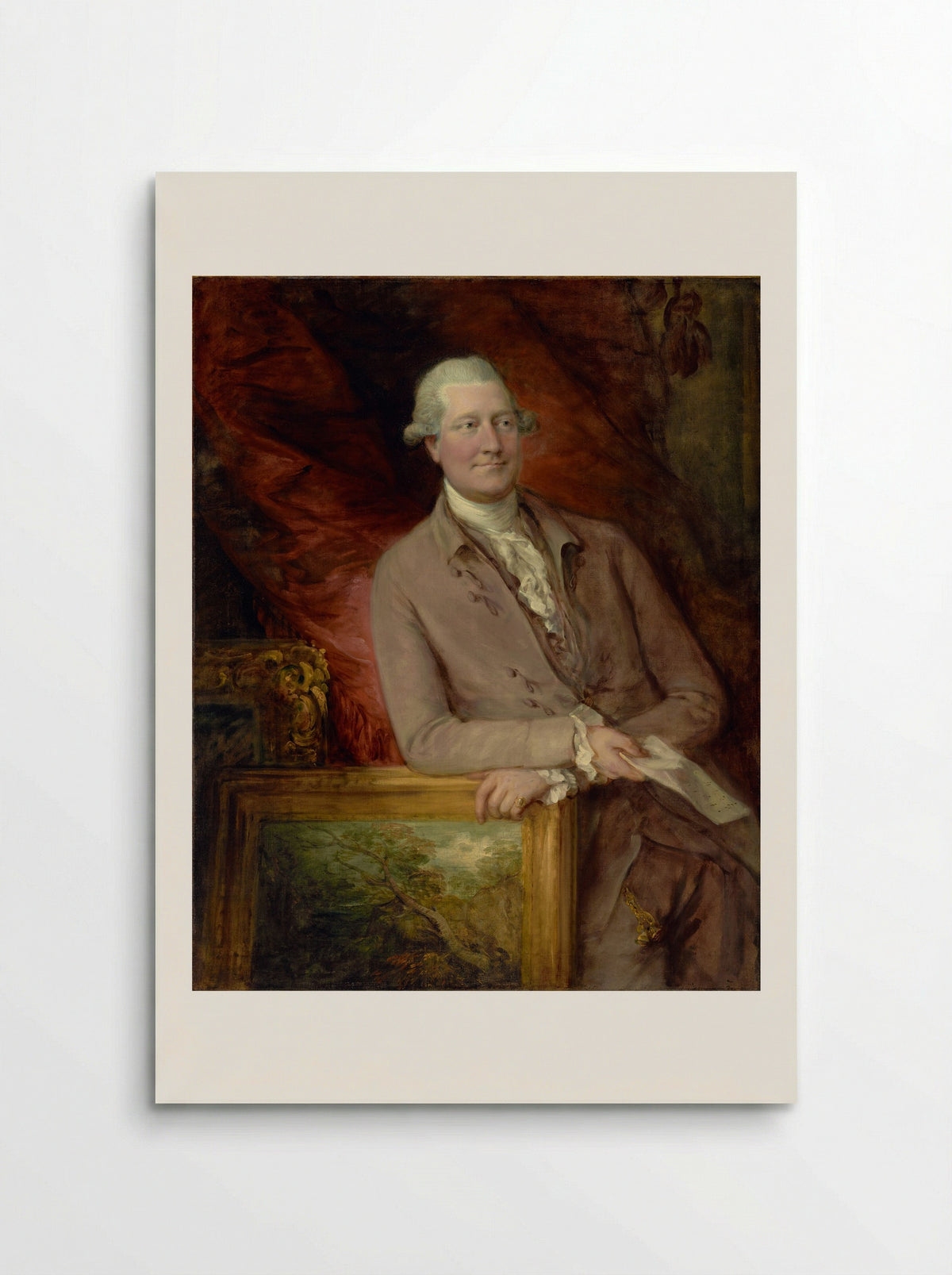 Portrait of James Christie - Thomas Gainsborough - Poster
