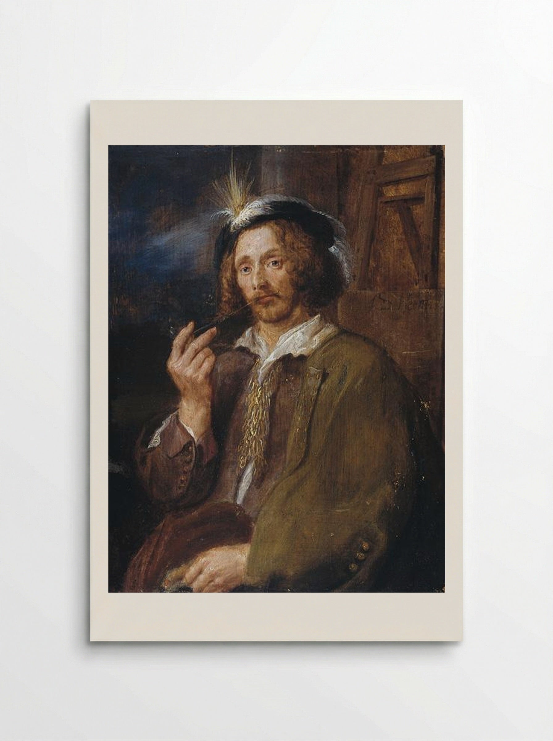 Portrait of Jan Davidszoon de Heem - Adriaen Brouwer - Poster