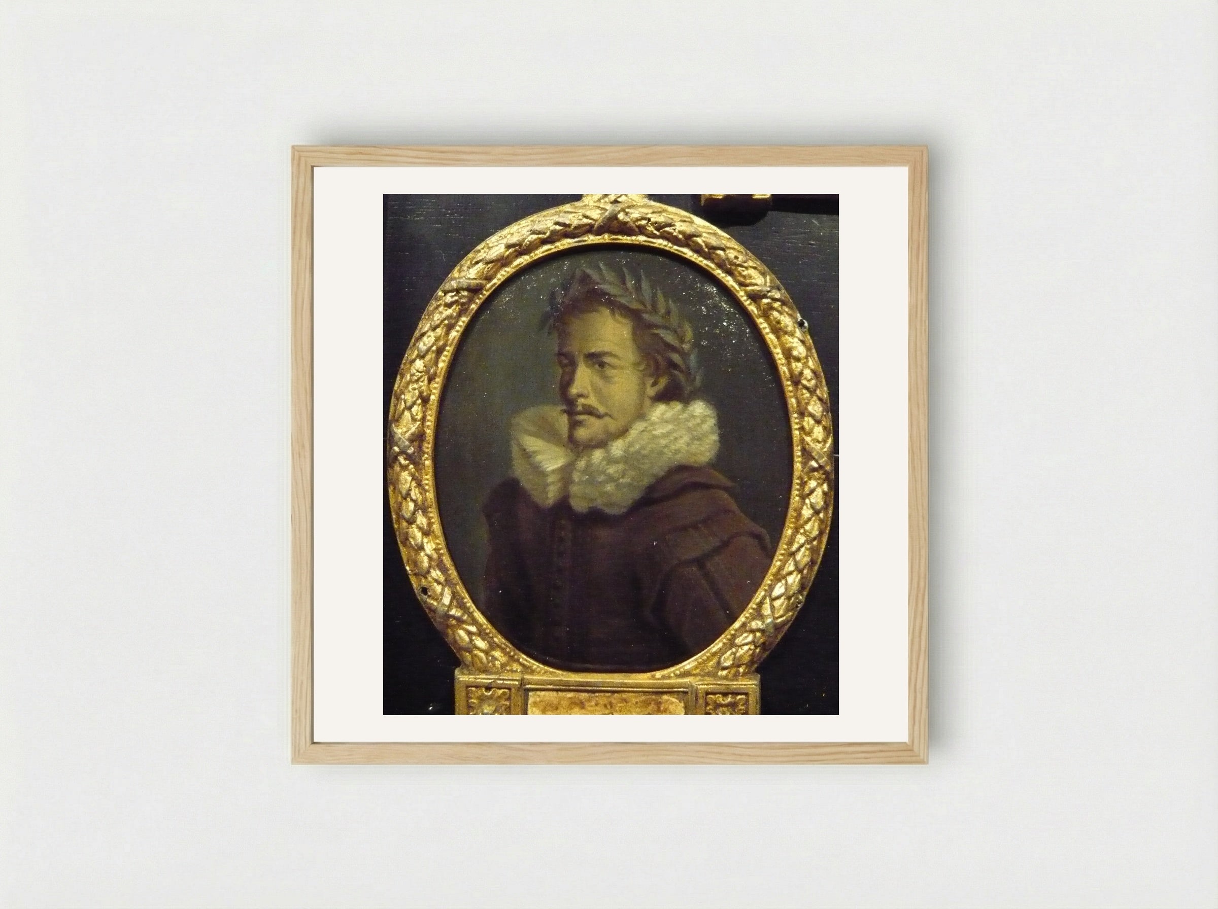 Portrait of Jan Jansz Starter - Arnoud van Halen - Framed Print Wood