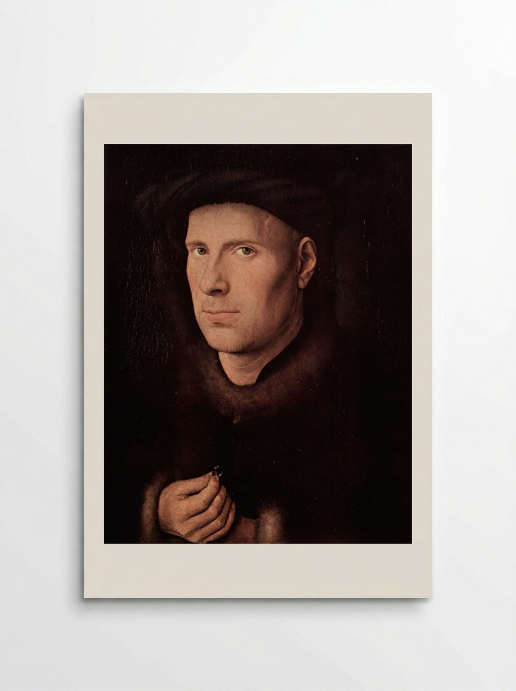 Portrait of Jan de Leeuw - Jan van Eyck - Poster