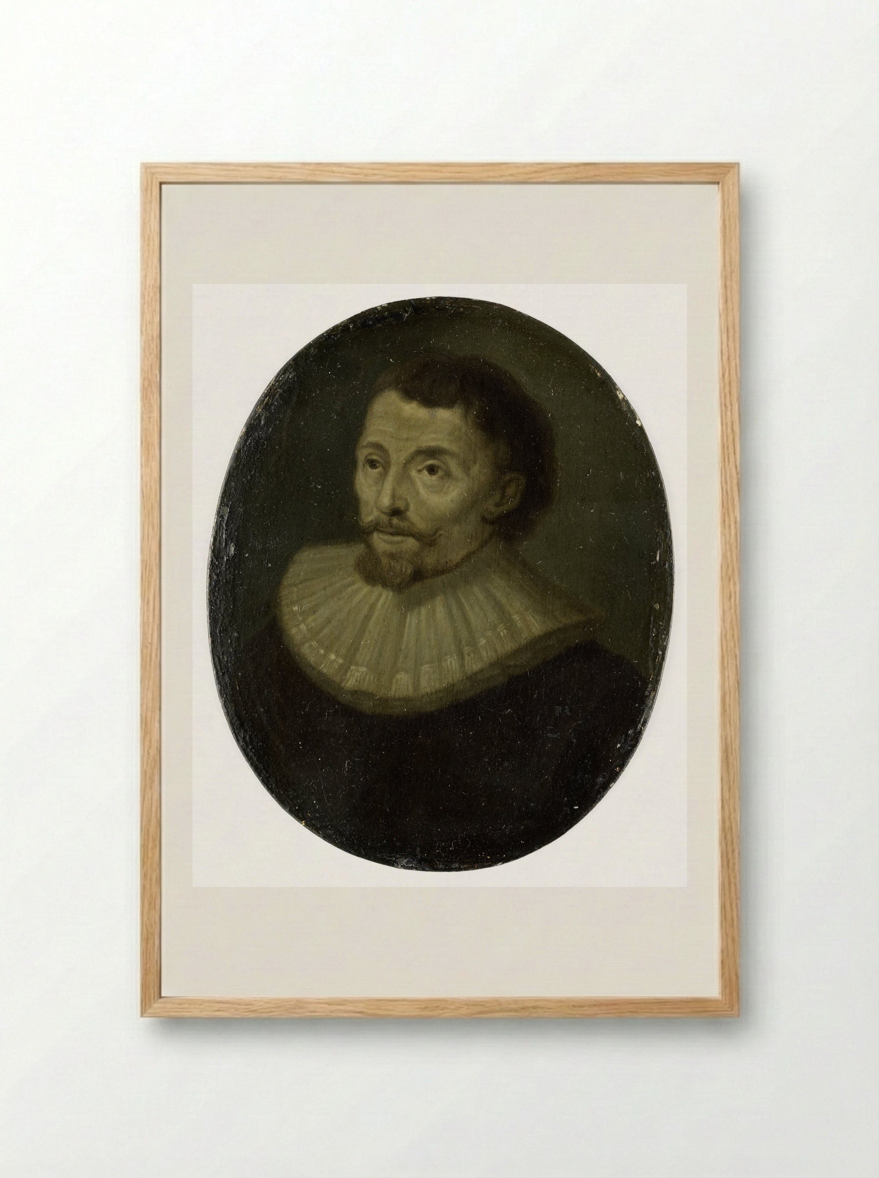 Portrait of Jan van der Rosieren - Arnoud van Halen - Framed Print Wood