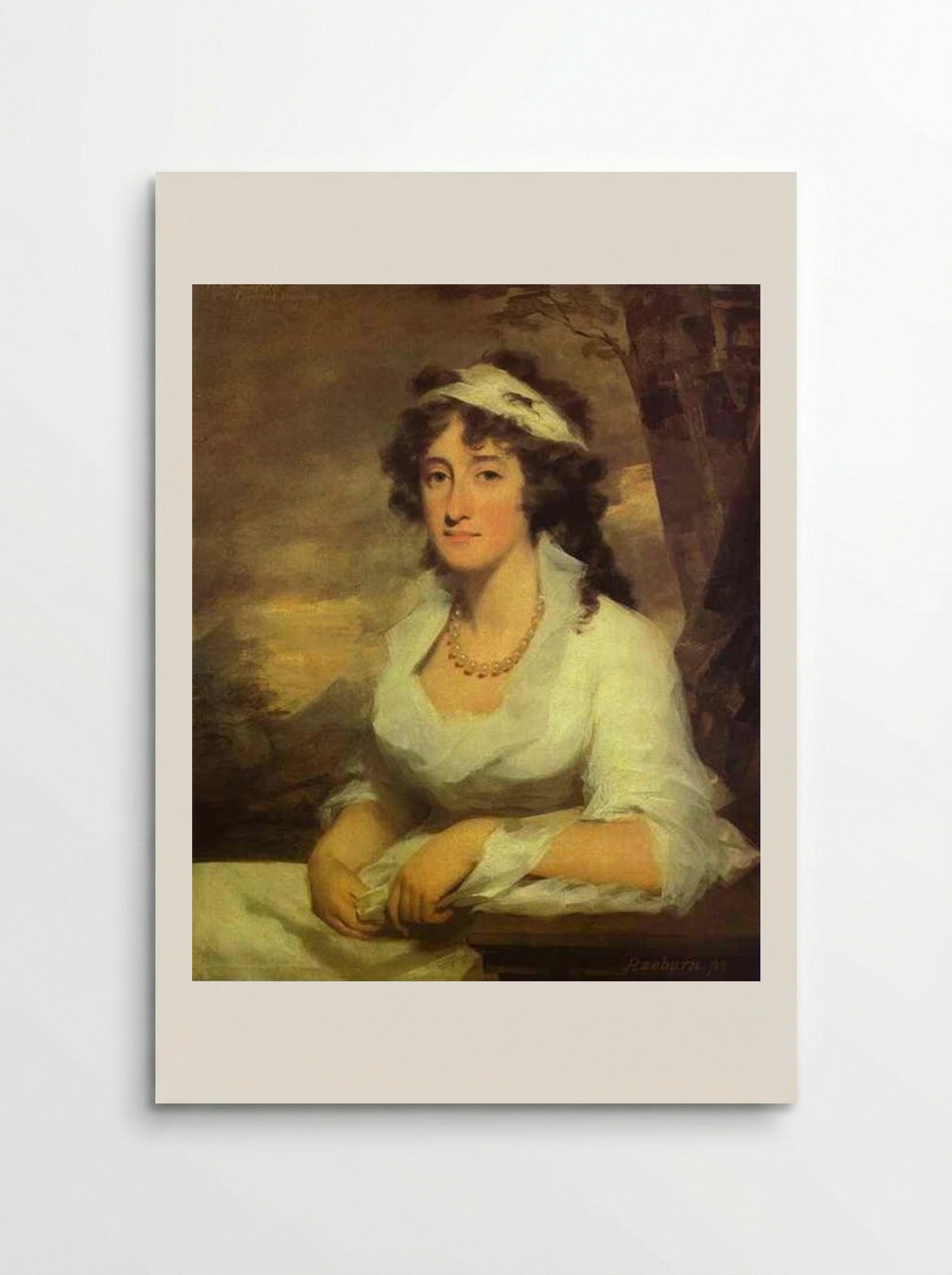 Portrait of Janet Dundas - Henry Raeburn - Poster