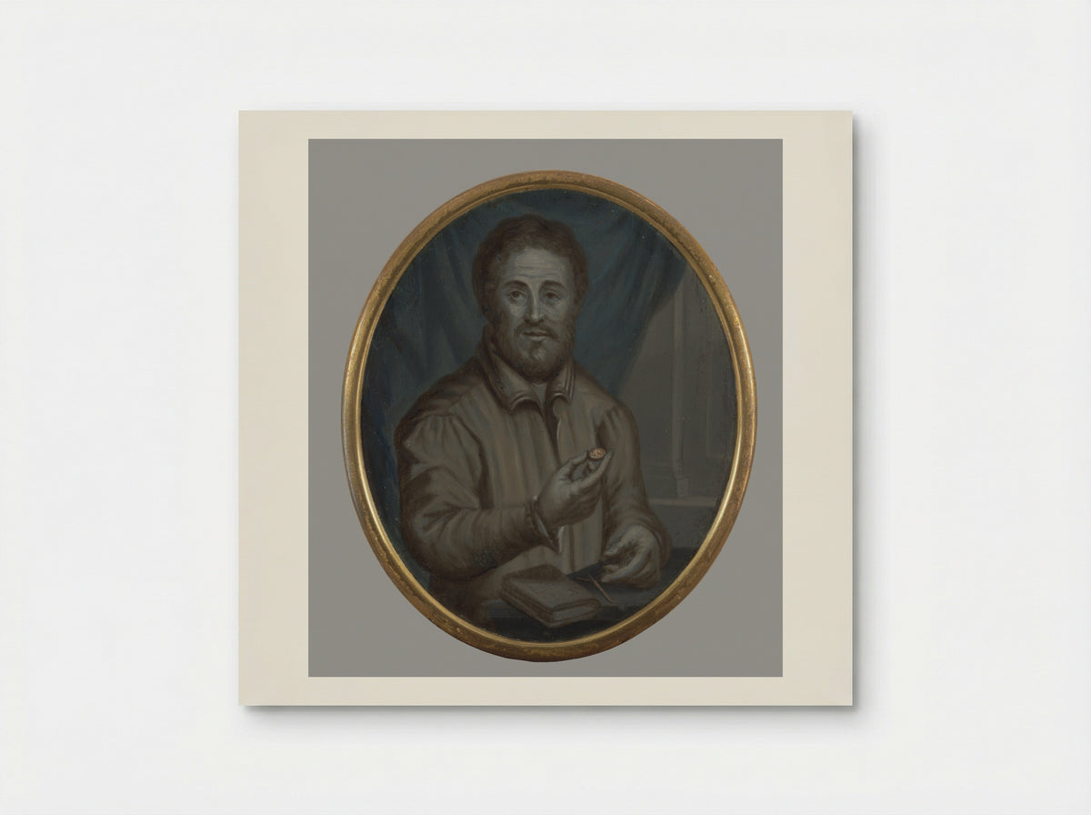 Portrait of Janus Secundus - Arnoud van Halen - Poster