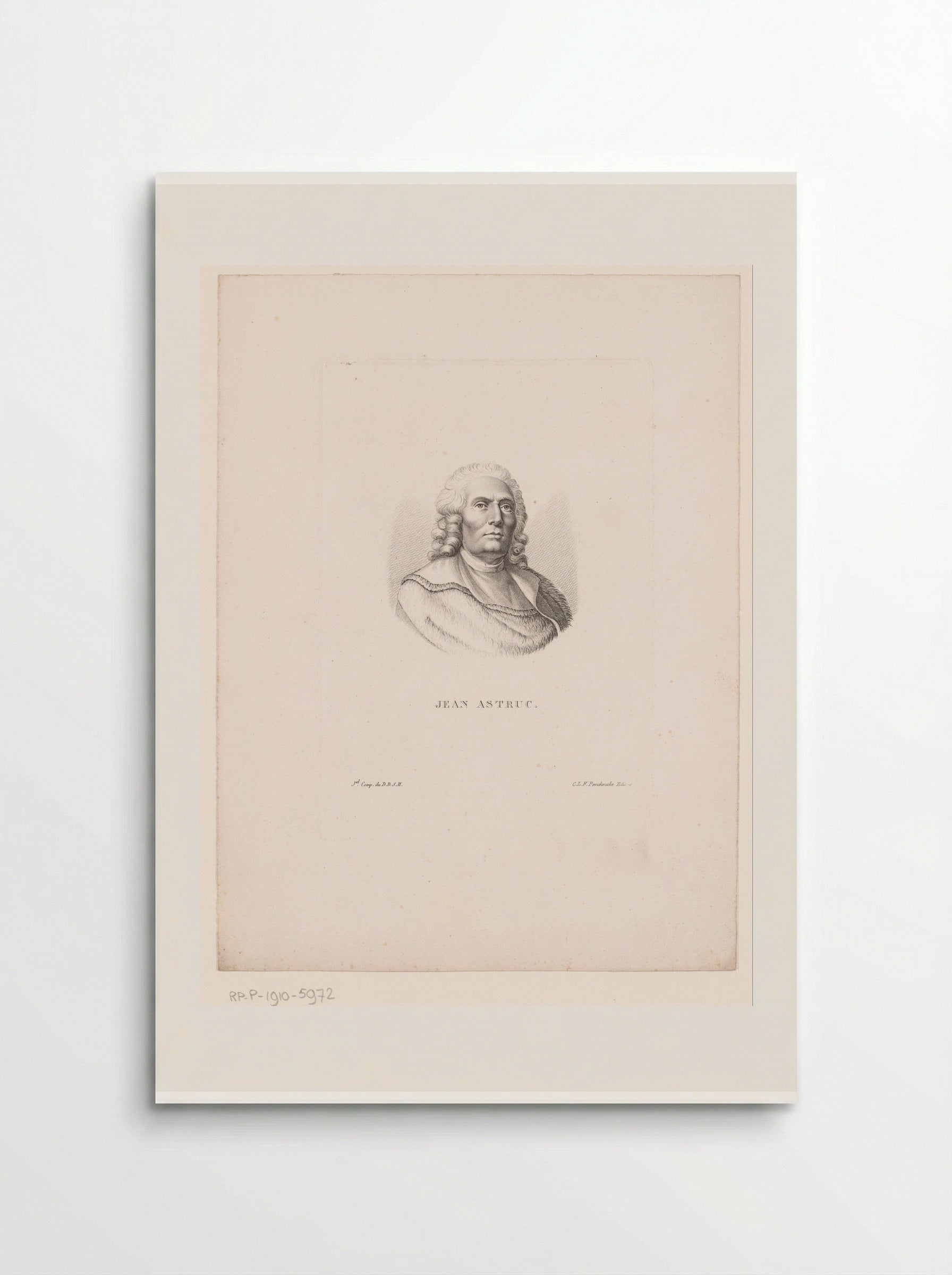 Portrait of Jean Astruc - Ambroise Tardieu - Poster