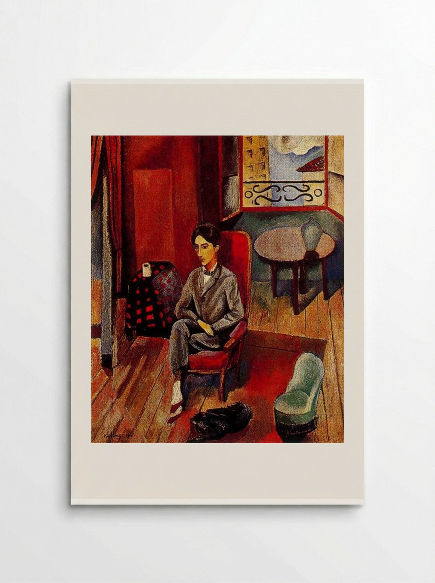 Portrait of Jean Cocteau - Moïse Kisling - Poster