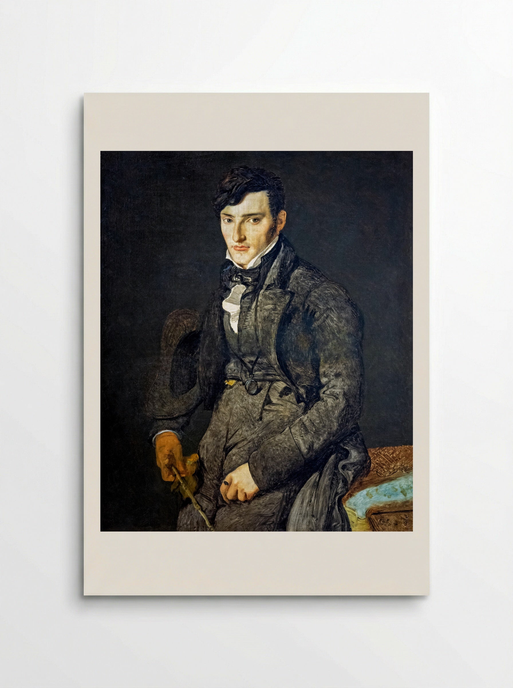 Portrait of Jean-Pierre-Francois Gilibert - Jean Auguste Dominique Ingres - Poster