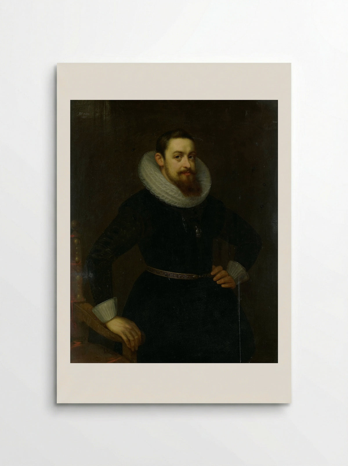 Portrait of Jeremias Boudinois - Gortzius Geldorp - Poster