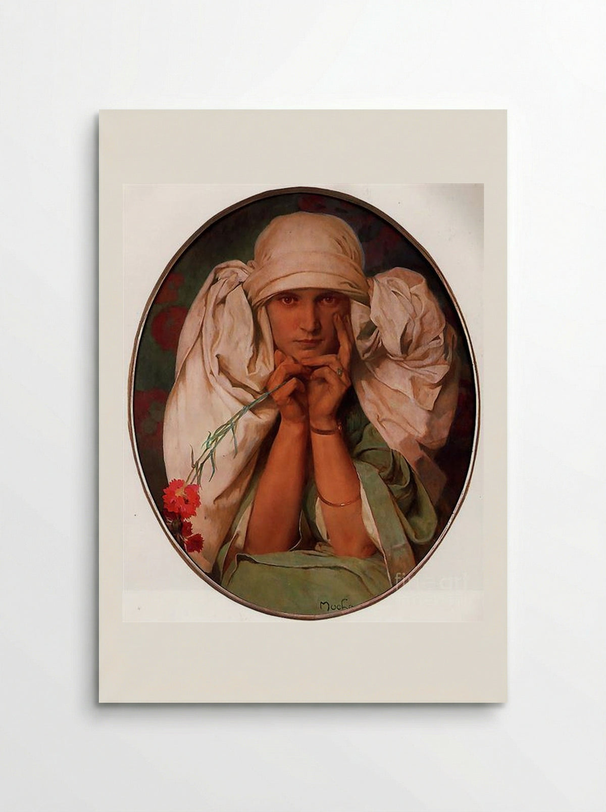 Portrait of Jiri - Alphonse Mucha - Poster