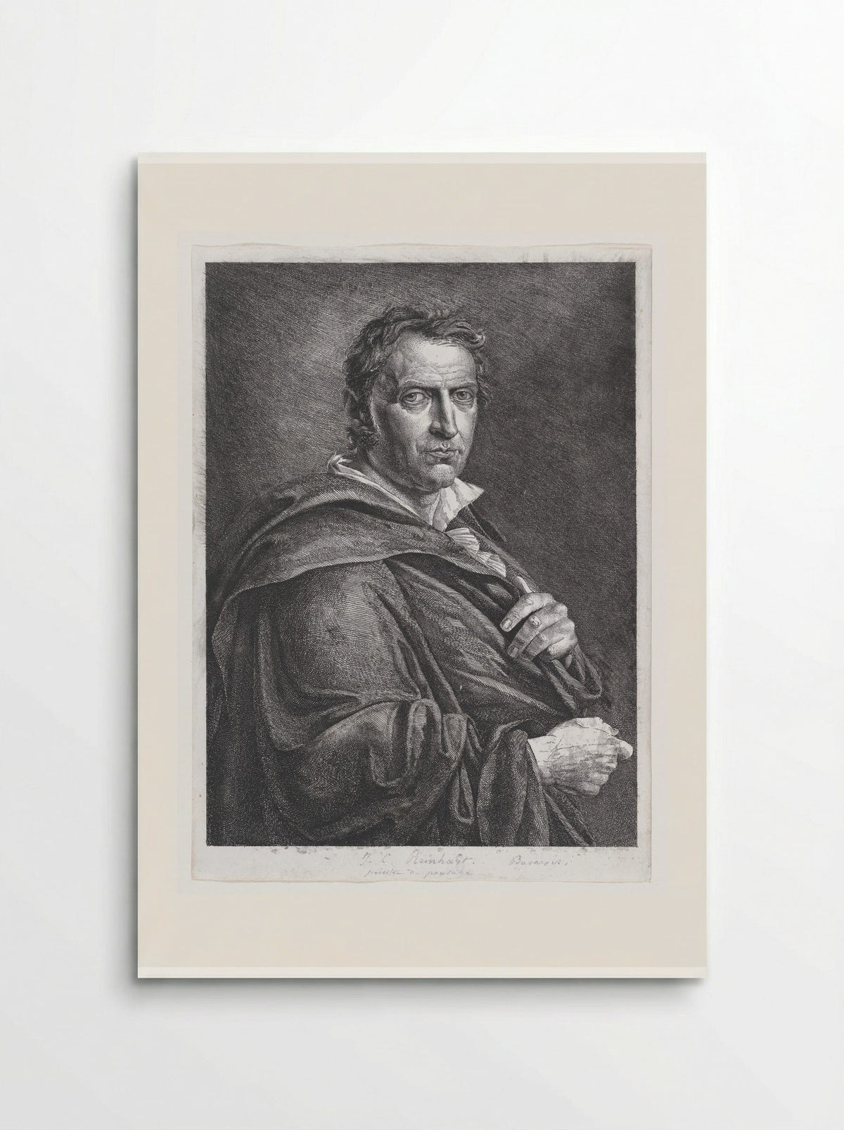 Portrait of Johann Christian Reinhart - Johann Christian Reinhart - Poster