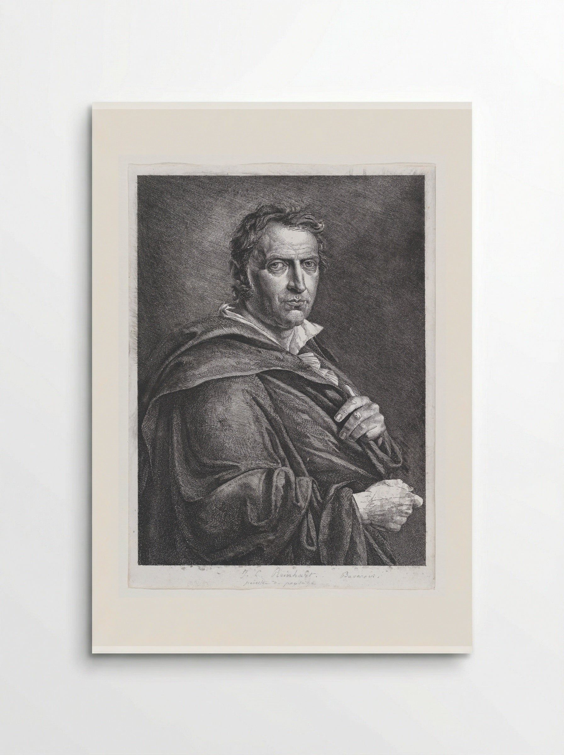 Portrait of Johann Christian Reinhart - Johann Christian Reinhart - Poster