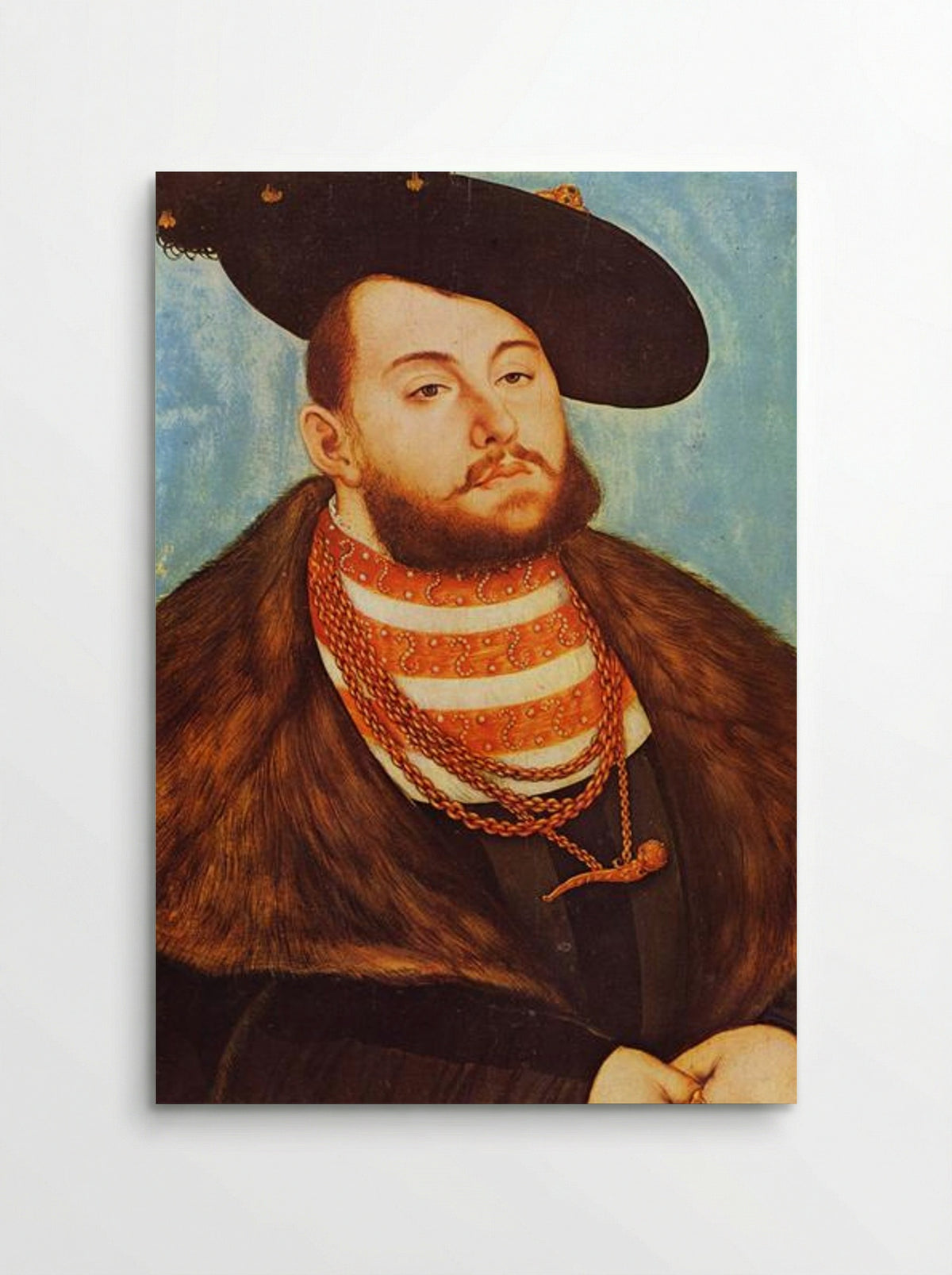 Portrait of Johann Friedrich, Elector of Saxony - Lucas Cranach the Elder - Poster
