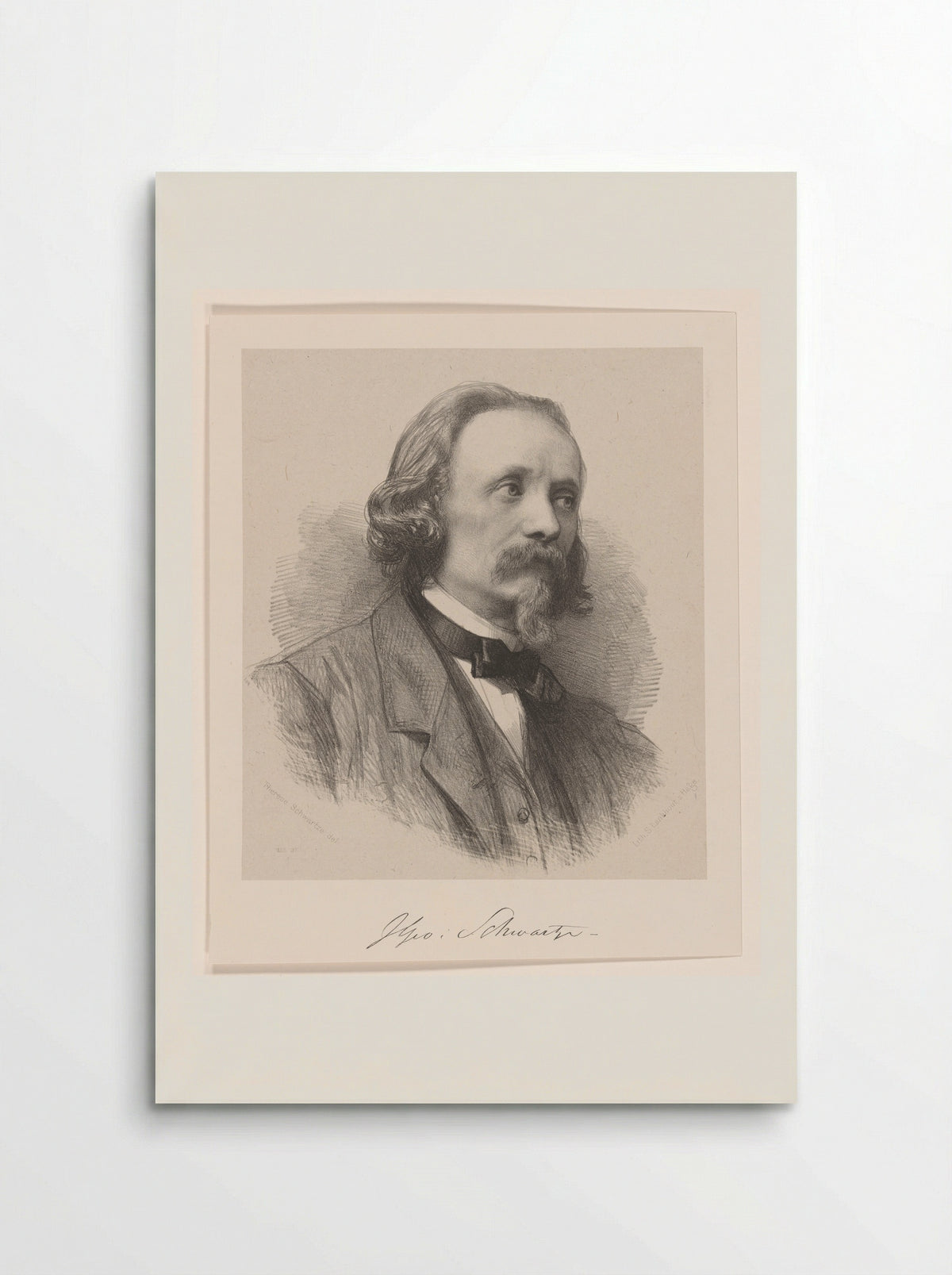 Portrait of Johann Georg Schwartze - Johann Georg Schwartze - Poster
