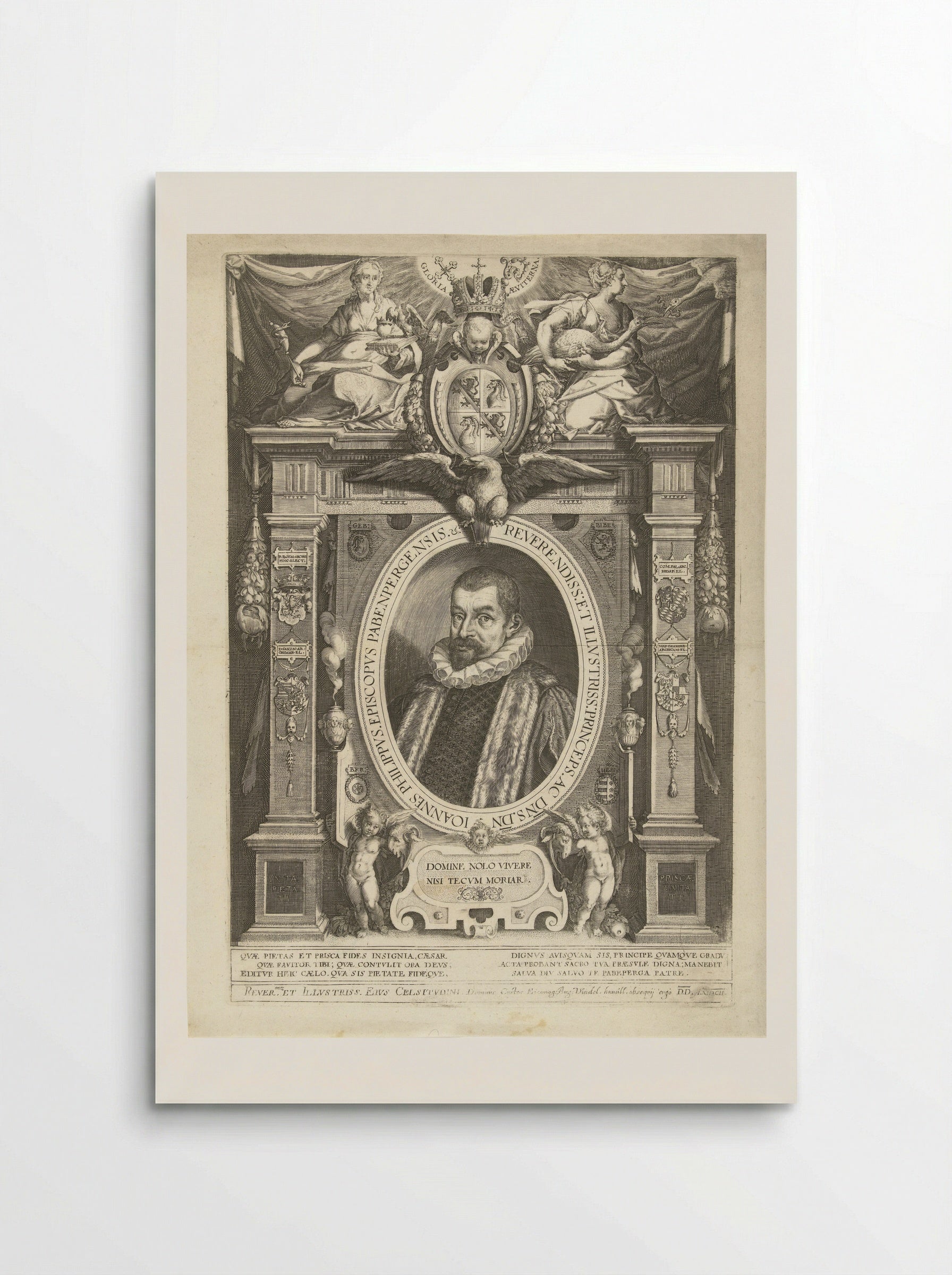 Portrait of Johann Philipp von Gebsattel - Dominicus Custos - Poster