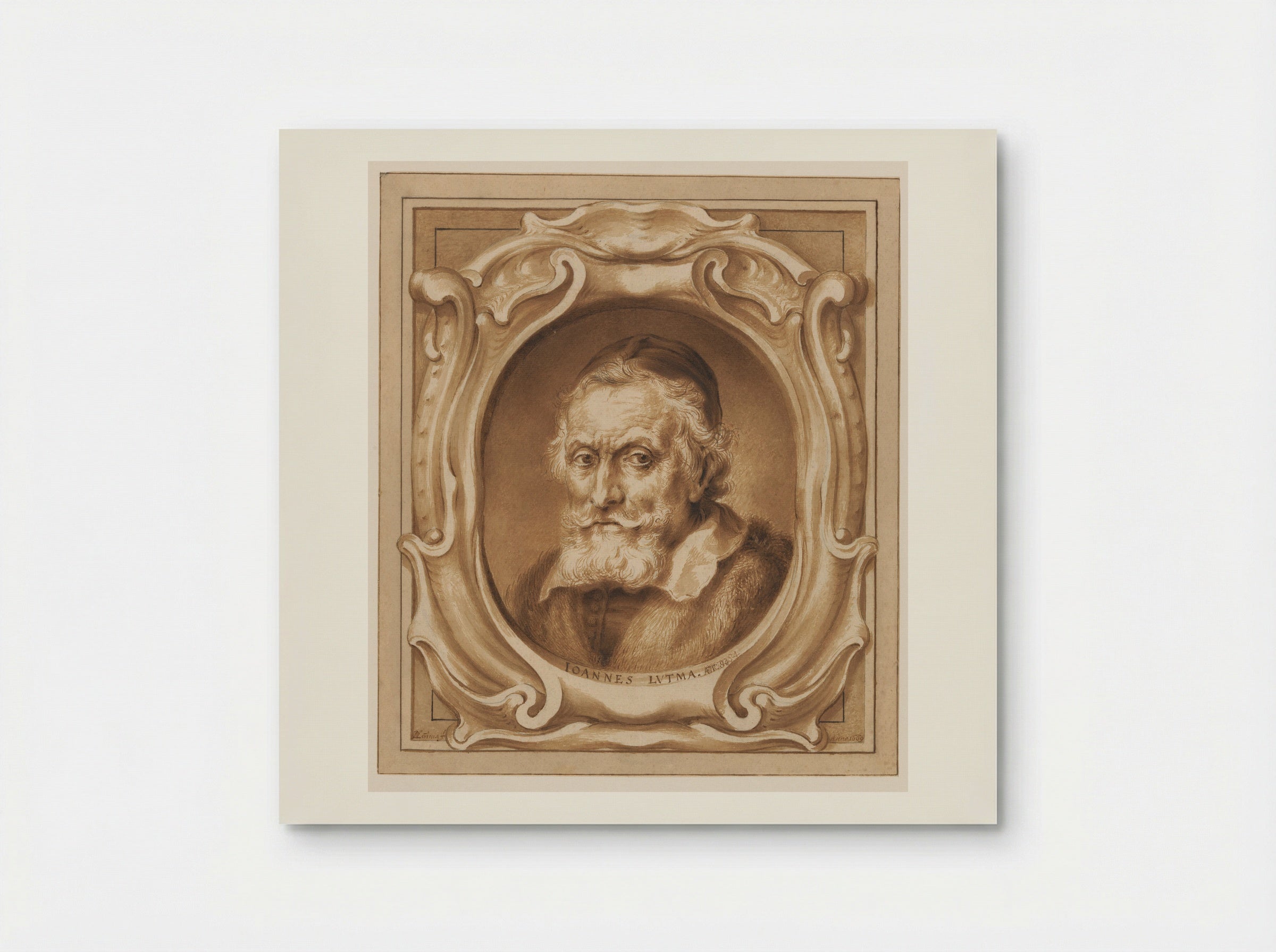Portrait of Johannes Lutma - Abraham Lutma - Poster