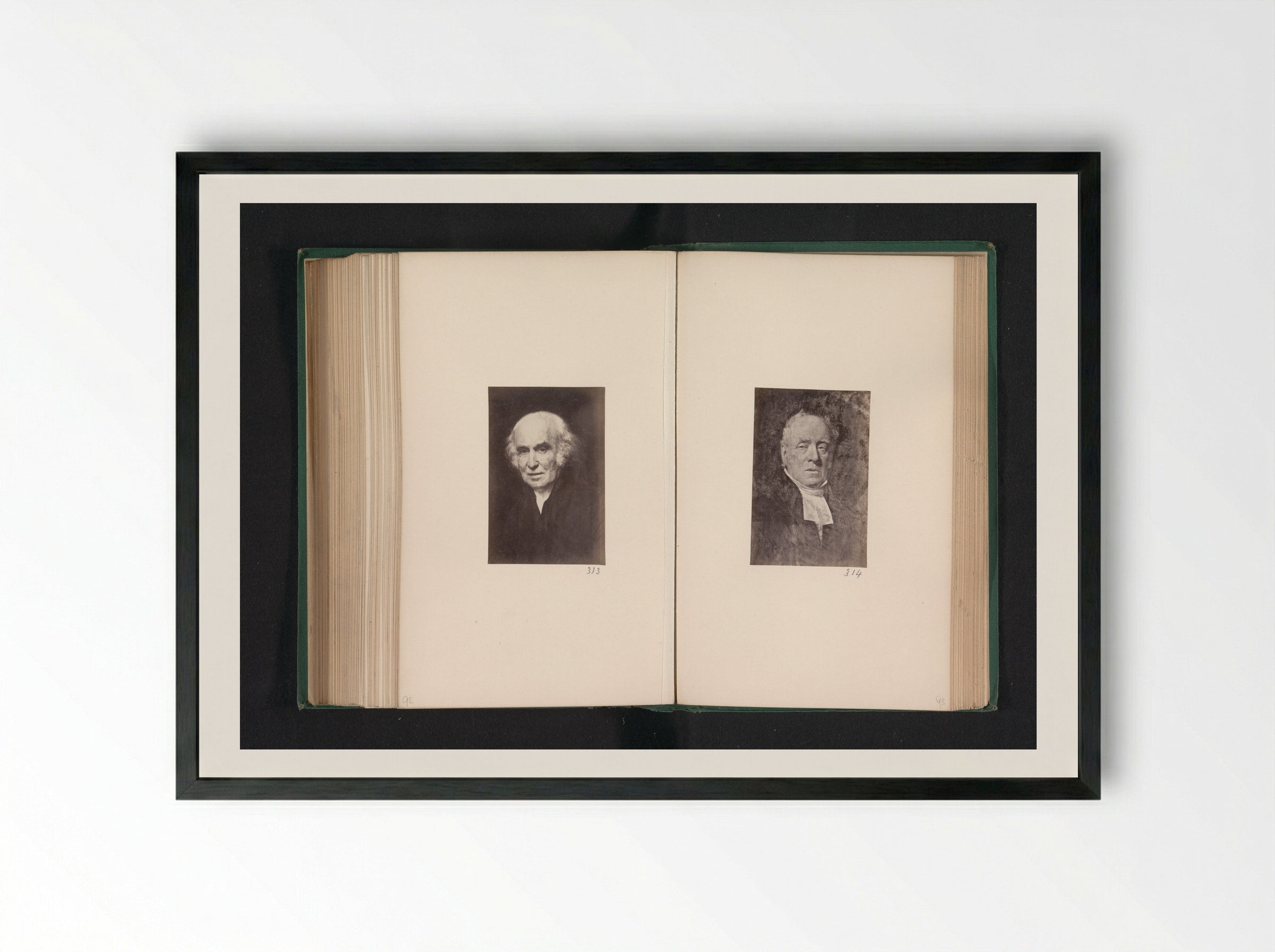 Portrait of John Burns - Thomas Annan - Framed Print Black