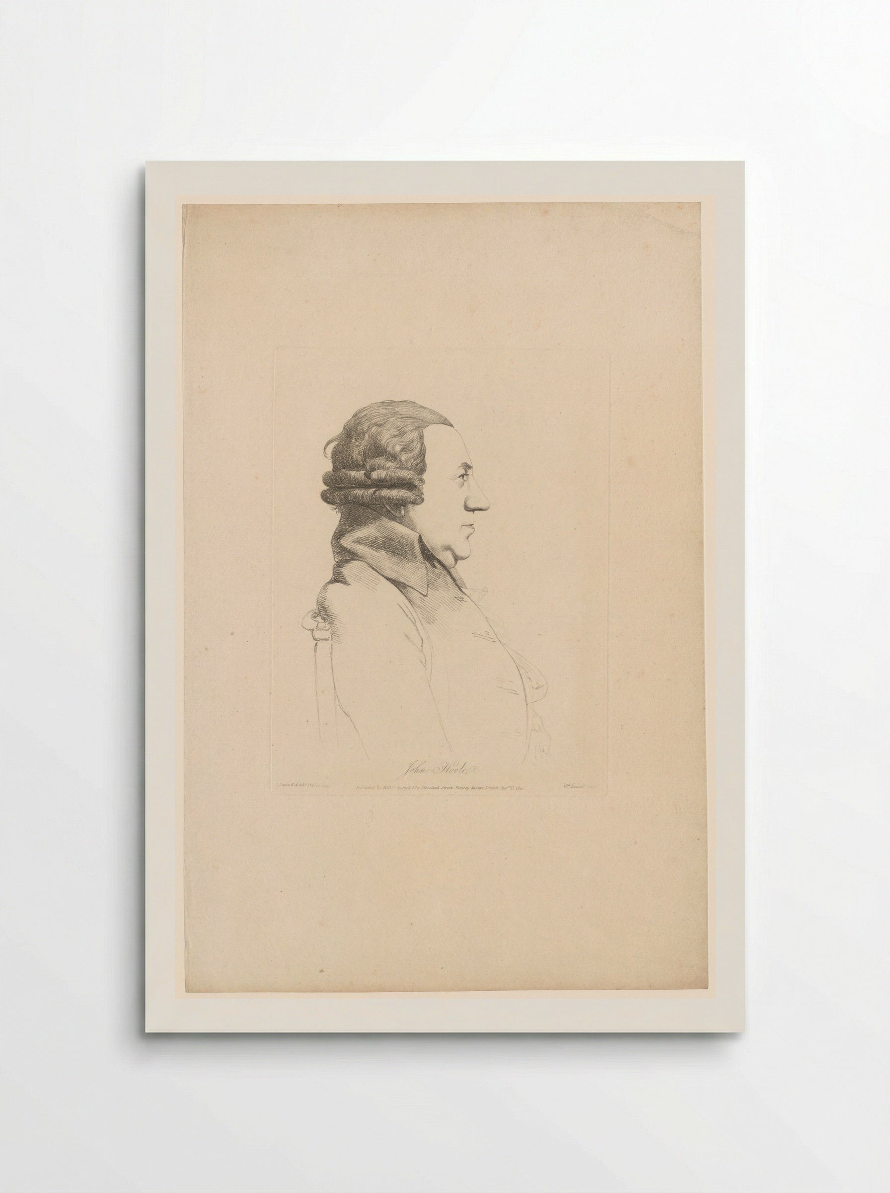 Portrait of John Hoole - William Daniell - Poster