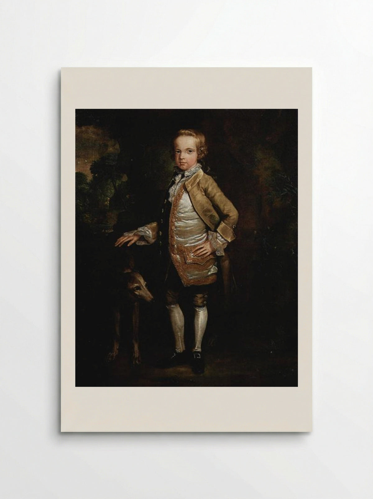 Portrait of John Nelthorpe as a child - George Stubbs - Poster