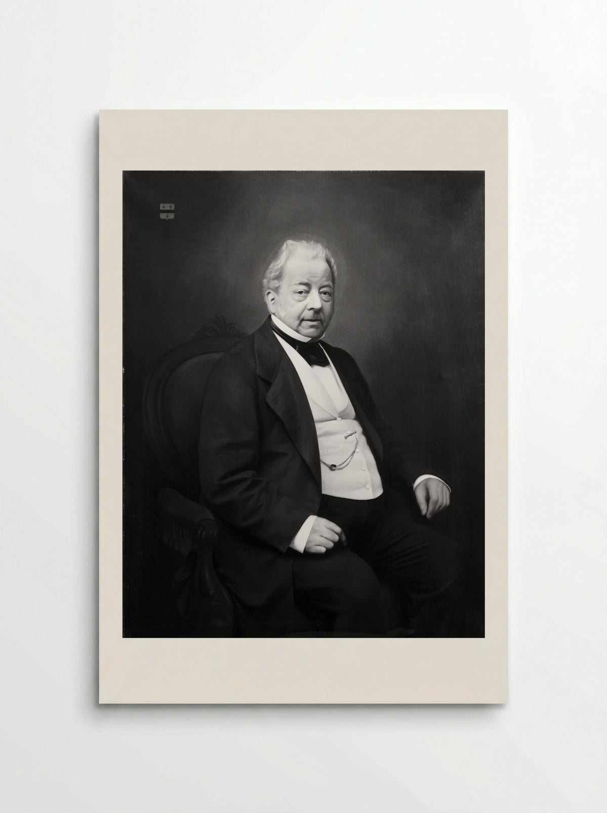 Portrait of Jonkheer Jacobus Salomon Hendrik van de Poll - Jan Hendrik Maschaupt - Poster