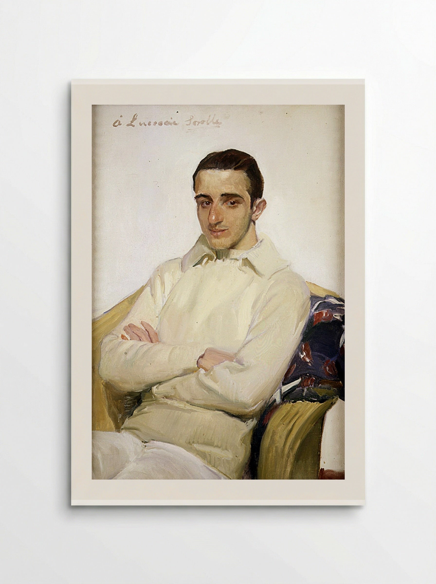 Portrait of José Luis López de Arana Benlliure - Joaquín Sorolla - Poster