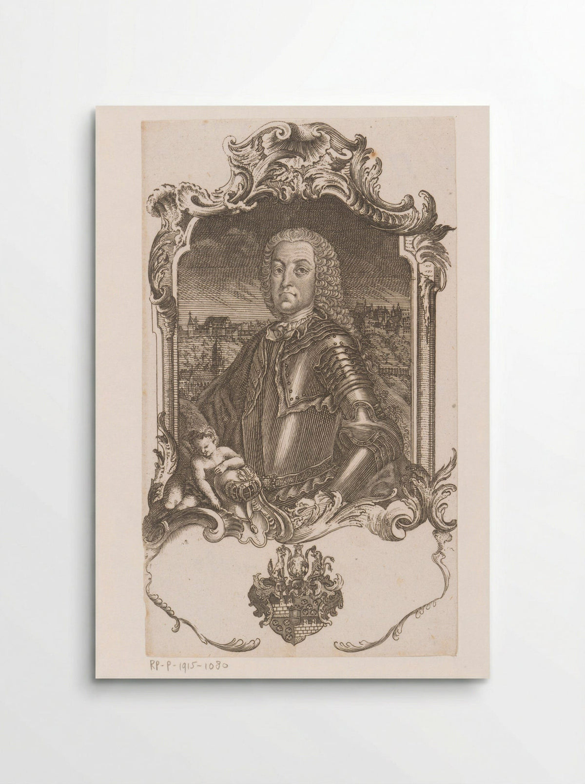 Portrait of Joseph Adam von Taufkirch auf Guttenberg - Joseph Anton Zimmermann - Poster