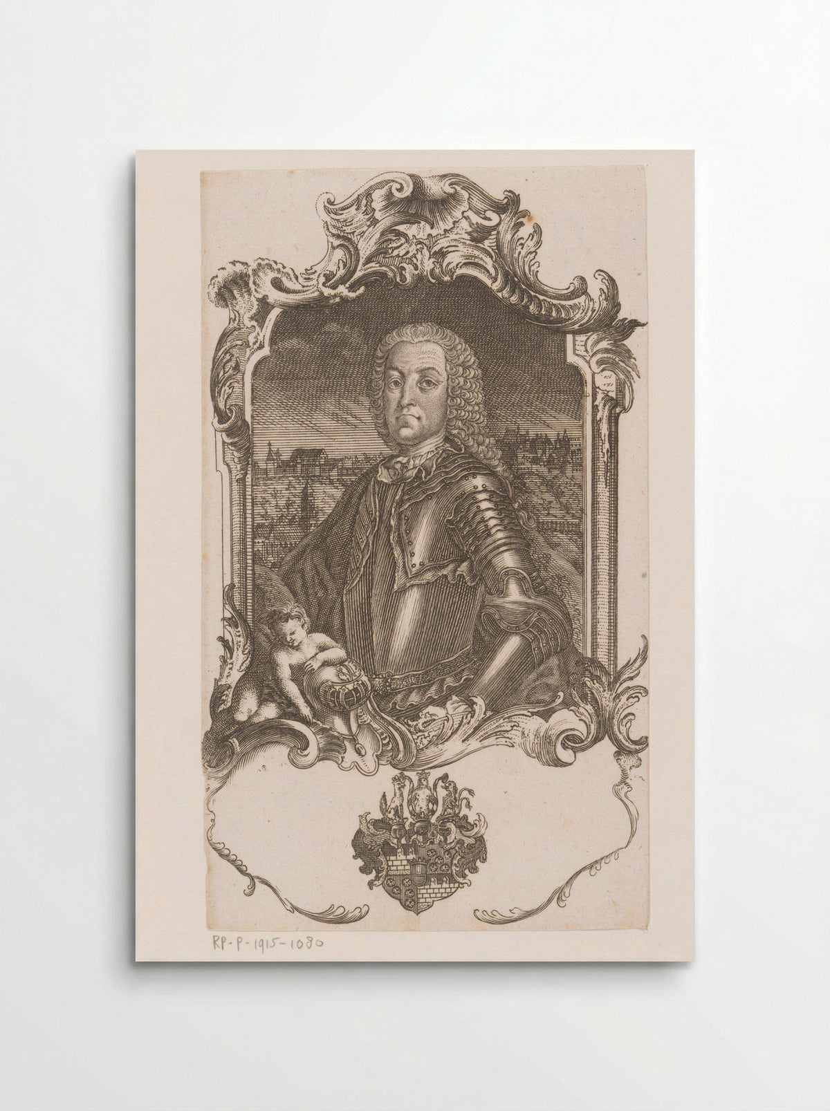 Portrait of Joseph Adam von Taufkirch auf Guttenberg - Joseph Anton Zimmermann - Poster