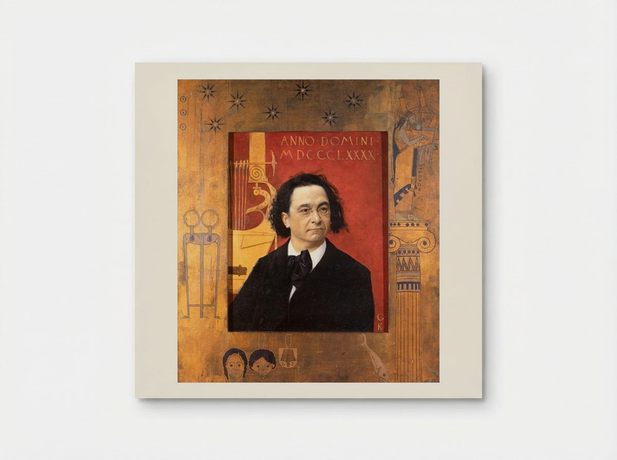 Portrait of Joseph Pembauer - Gustav Klimt - Poster