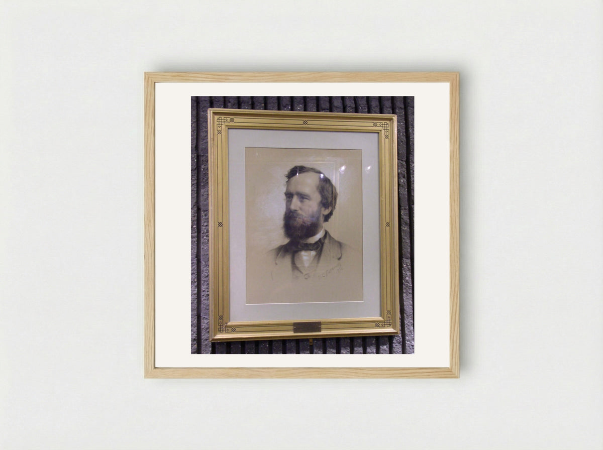 Portrait of Joseph Winlock - Dominique C. Fabronius - Framed Print Wood