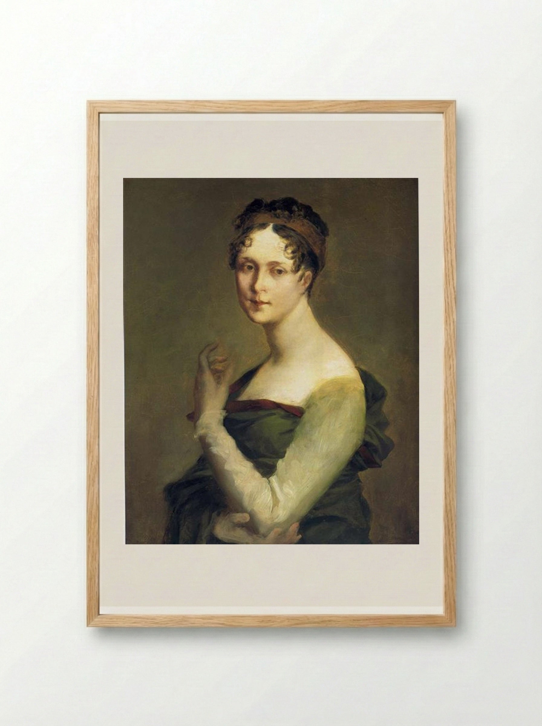 Portrait of Josephine de Beauharnais - Pierre-Paul Prud'hon - Framed Print Wood