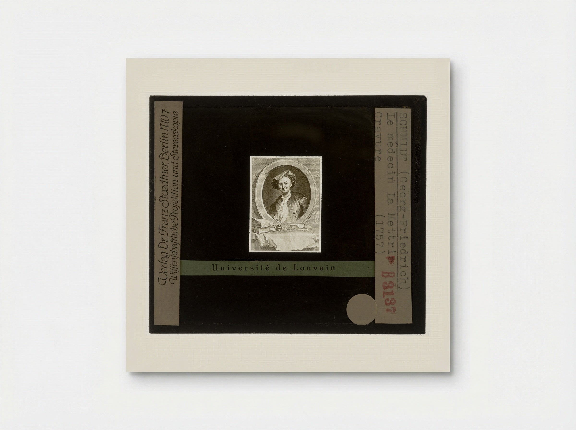 Portrait of Julien Offray de La Mettrie - Georg Friedrich Schmidt - Poster