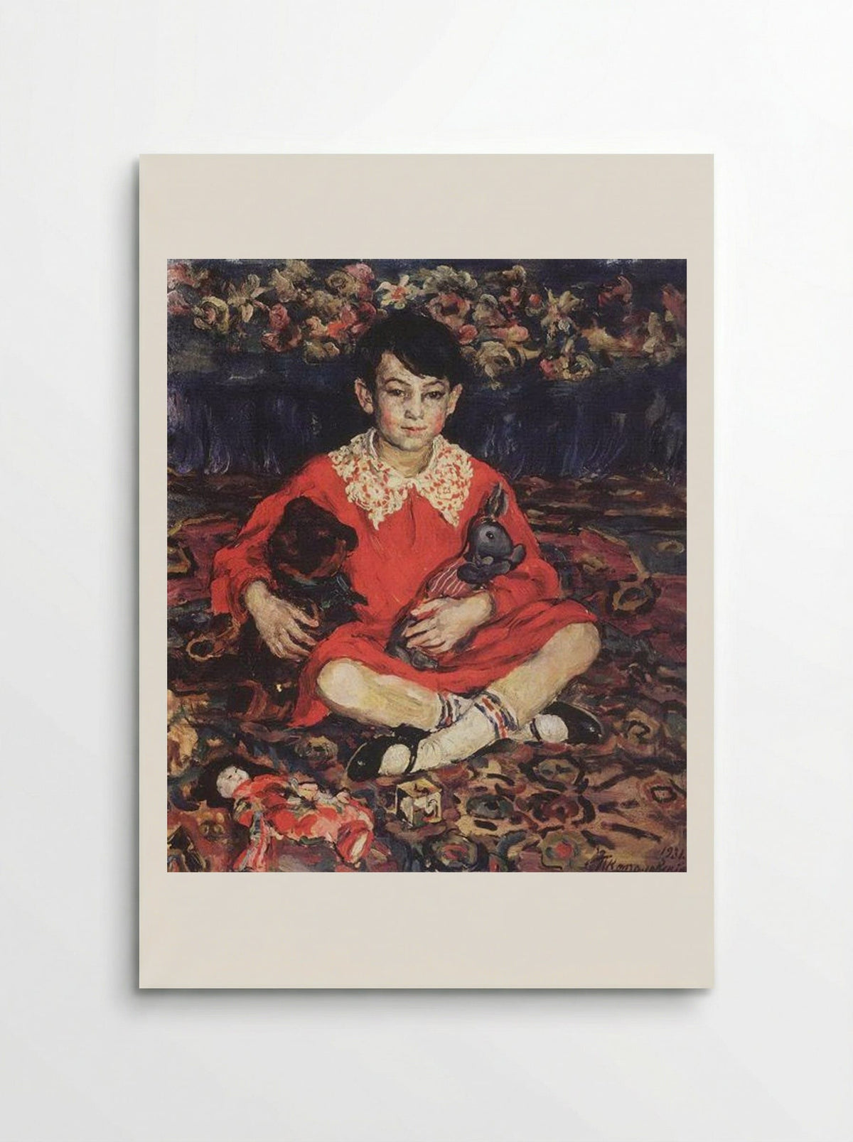 Portrait of Kamushka Benediktova - Pyotr Konchalovsky - Poster
