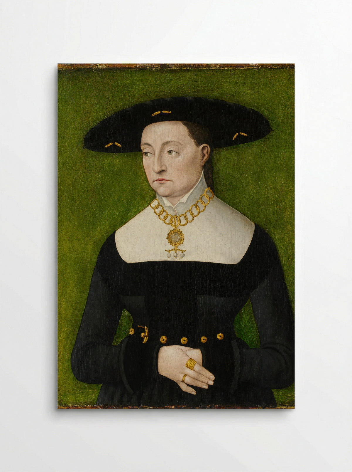 Portrait of Katharina Merian - Hans Brosamer - Poster