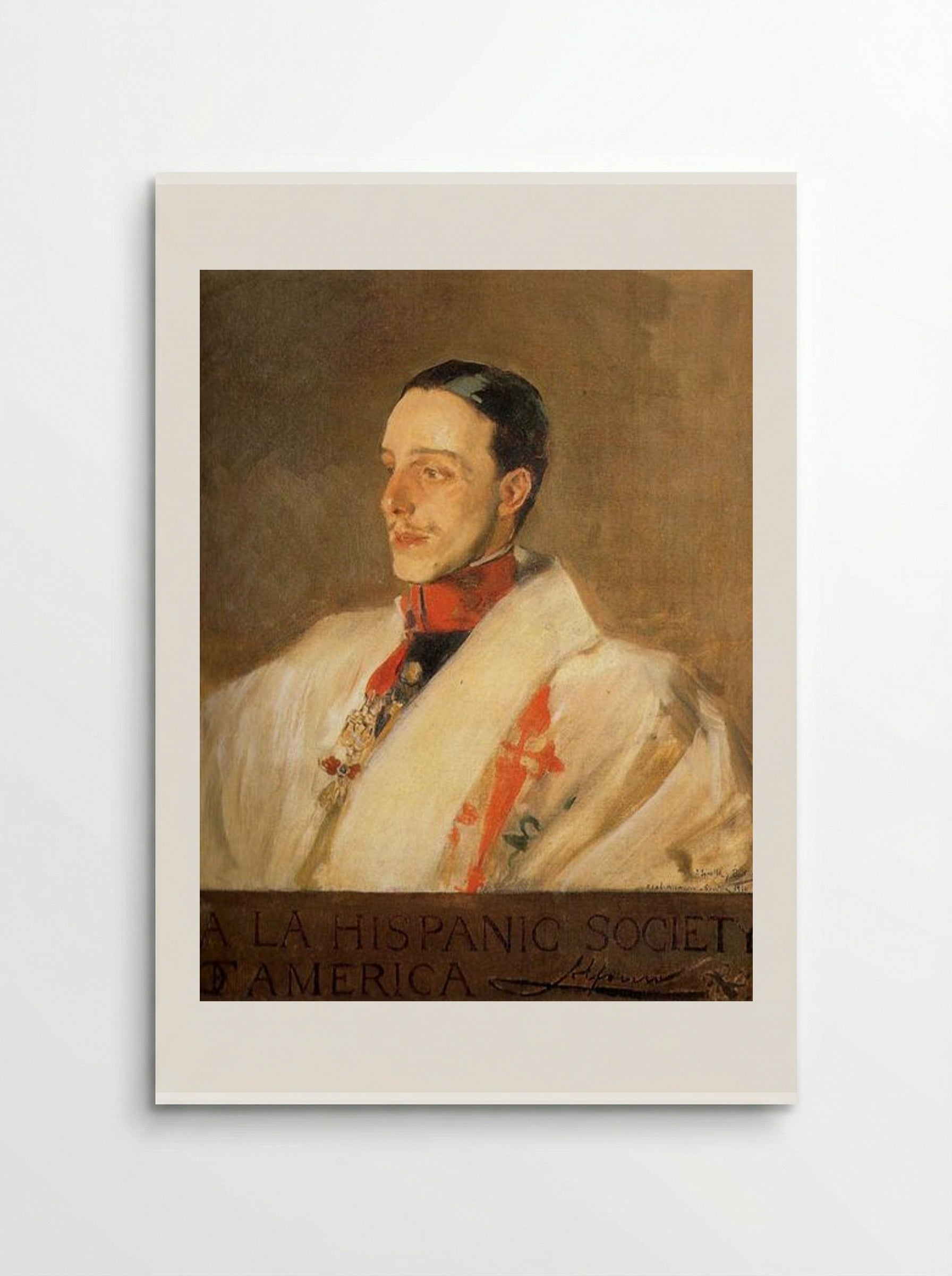 Portrait of King Alfonso XIII - Joaquín Sorolla - Poster