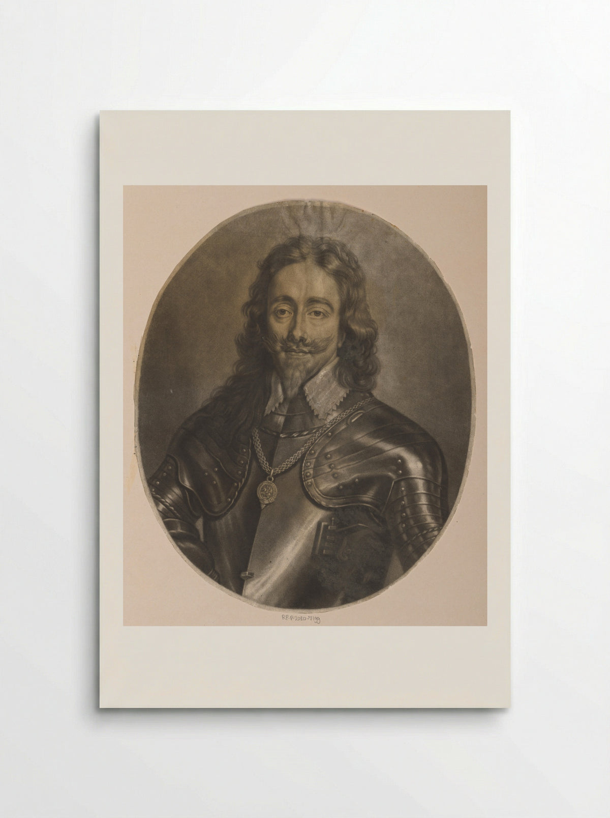 Portrait of King Charles I - Isaac Beckett - Poster