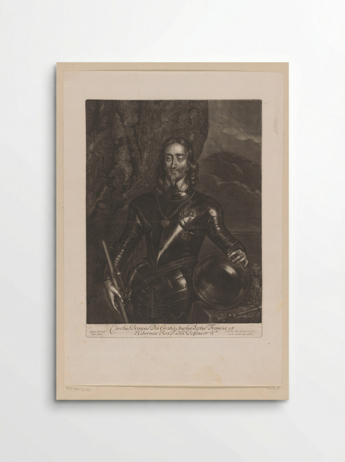 Portrait of King Charles I - Alexander Browne - Poster
