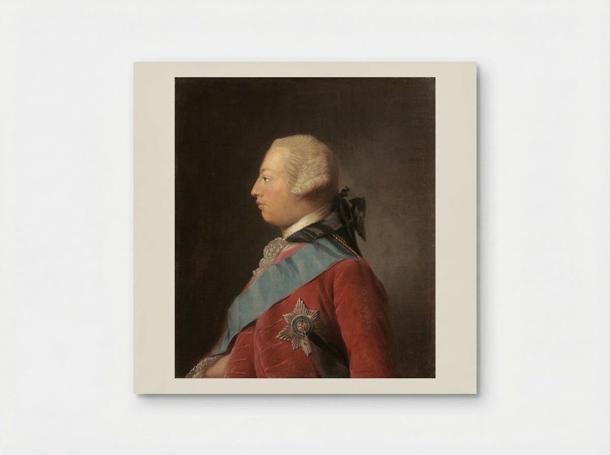 Portrait of King George III - Allan Ramsay - Poster